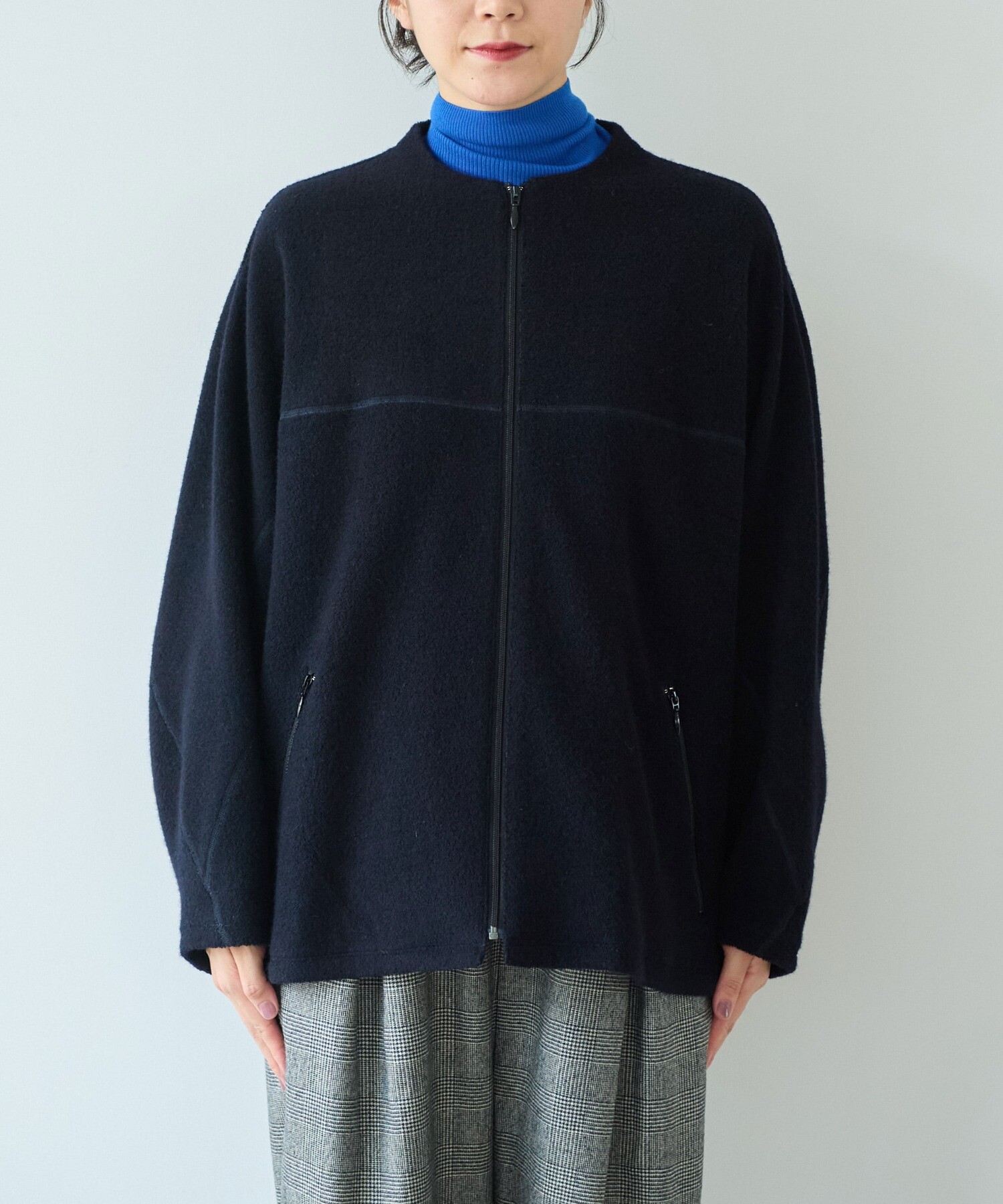 [新品] yuni／reversible jacquard ブルゾン YUMIORI REVERSIBLE JACKET – Sesinko