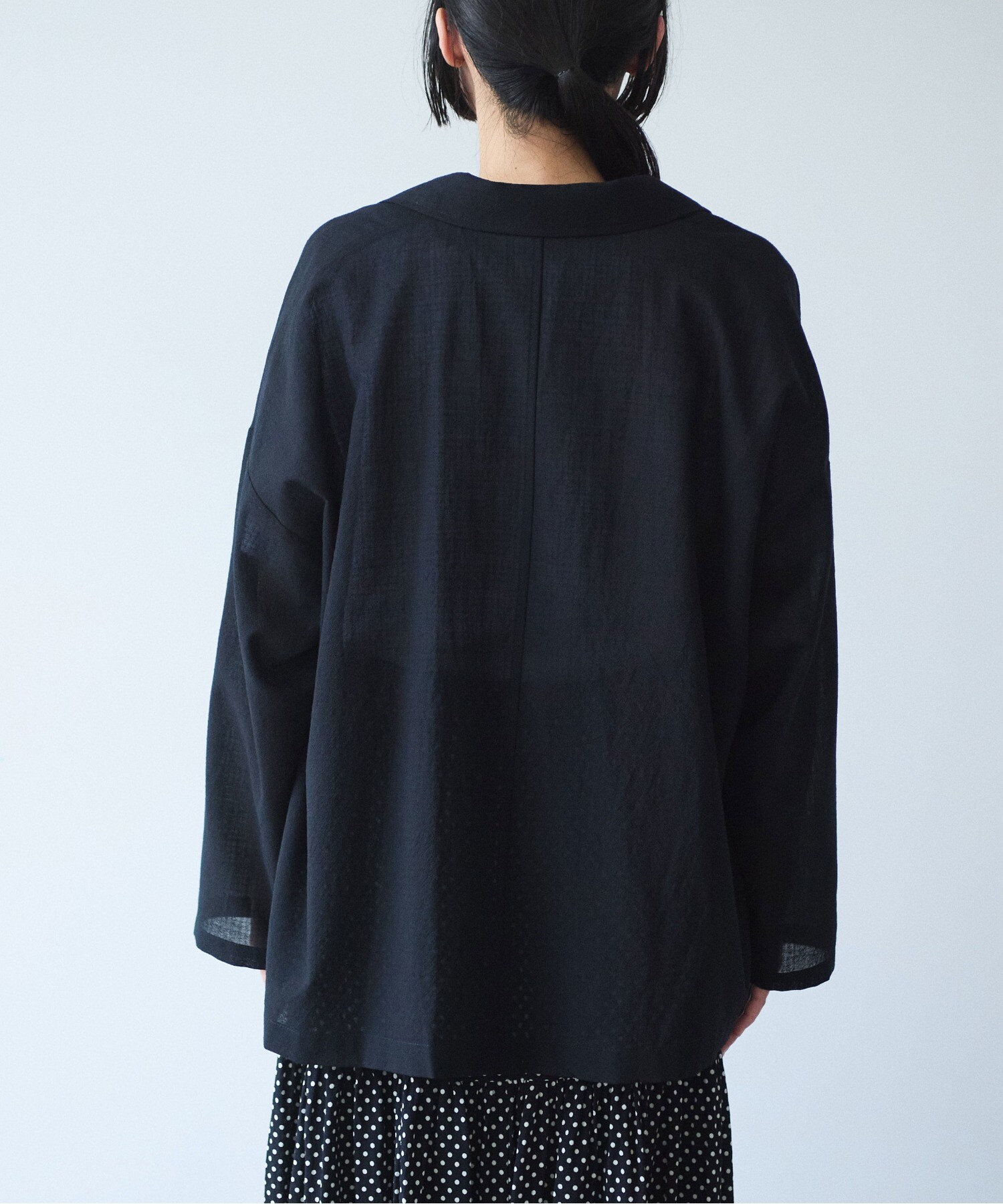 AMBIDEX Store sheer summer Wool-Polyester Voil tailored ジャケット