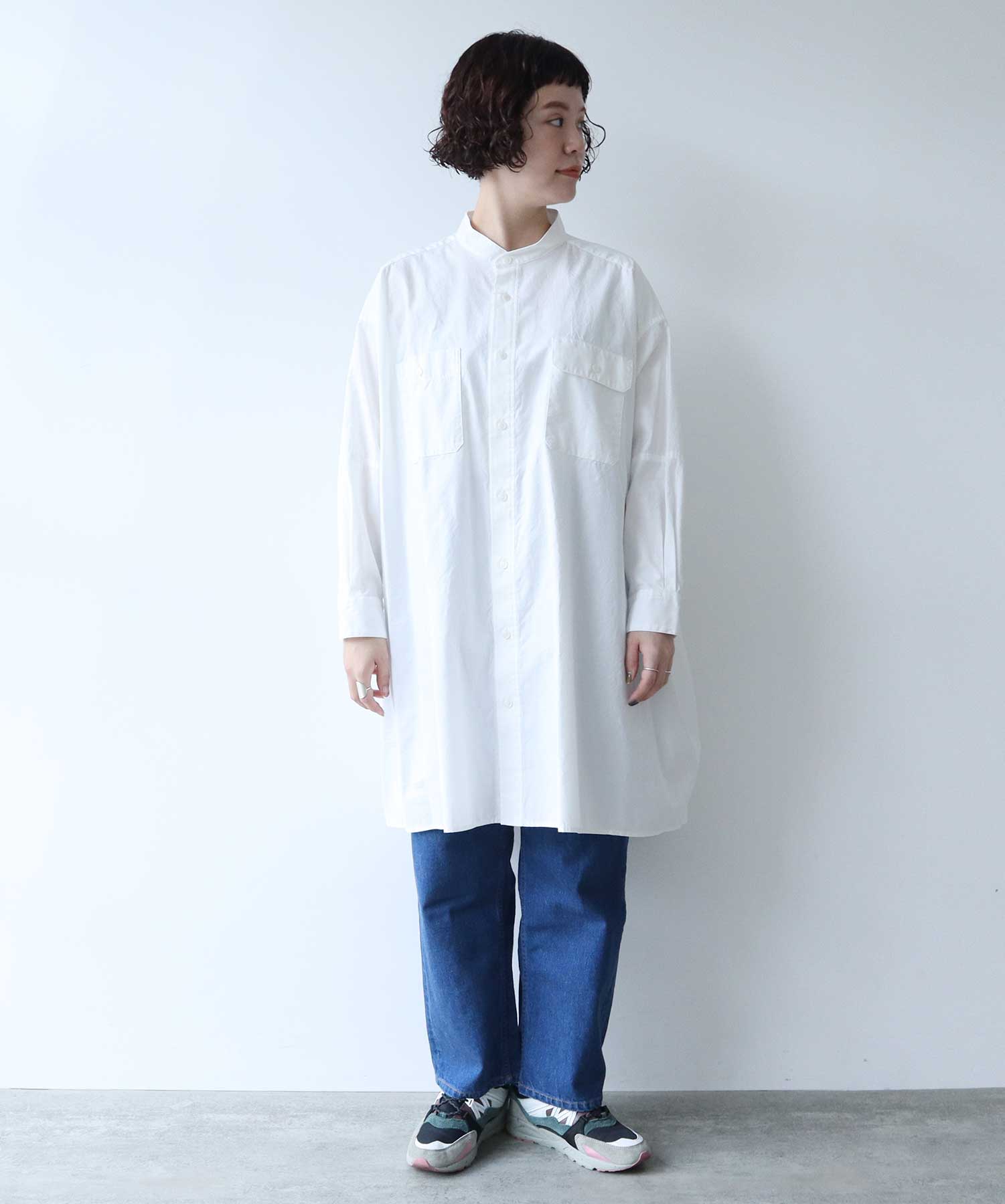 AMBIDEX Store ○fabric PAPA シャツ(F STRIPE MIX): FLAT-cic-HATENA