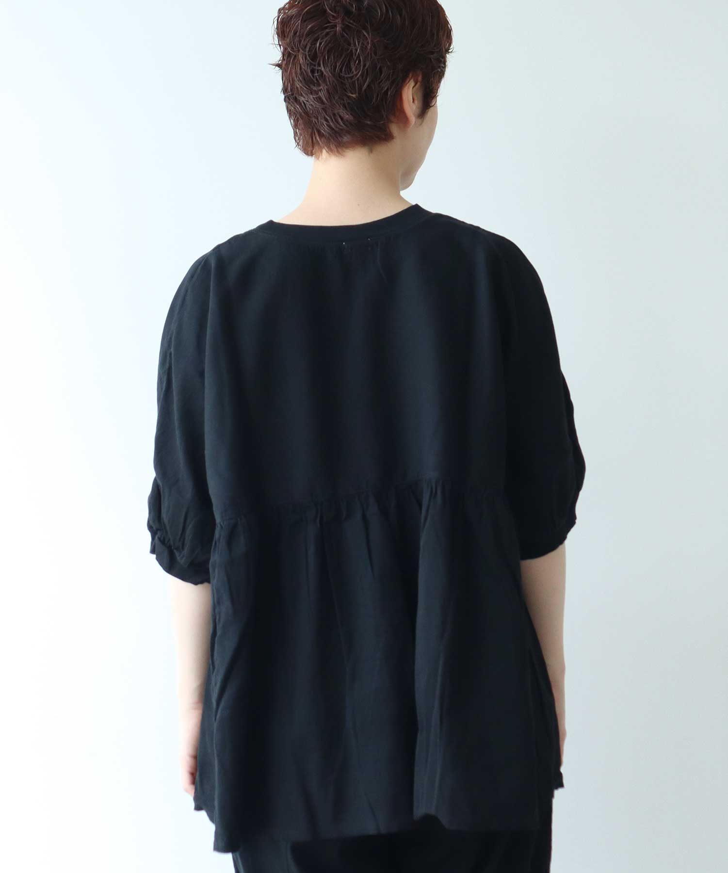 AMBIDEX Store △○CHIJIMI GATHER プルオーバー(F 杢GREY