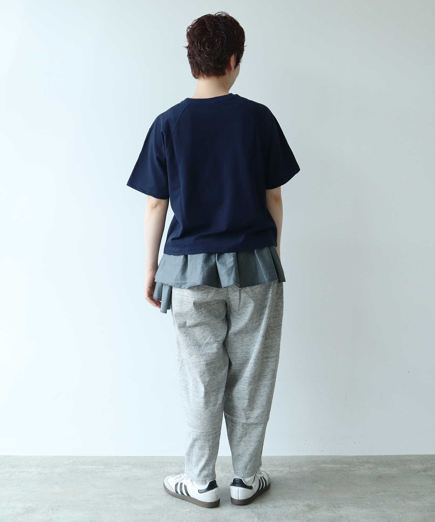 AMBIDEX Store △○CHIJIMI EASY パンツ(F 杢GREY): FLAT-cic-HATENA