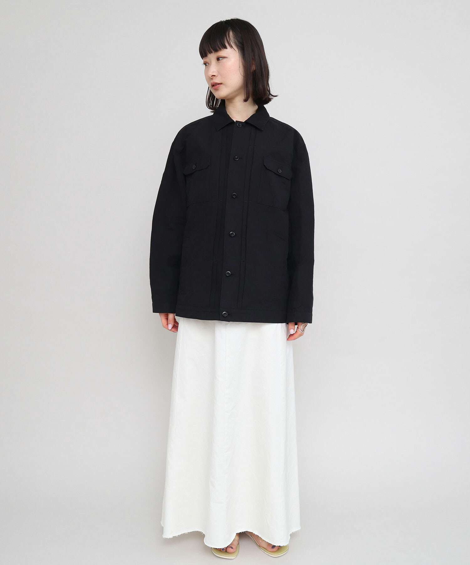 other - 美品 22aw エリコカトリ 墨流し コットン シャツジャケット 羽織 ブルゾン 02251101zs.jpg