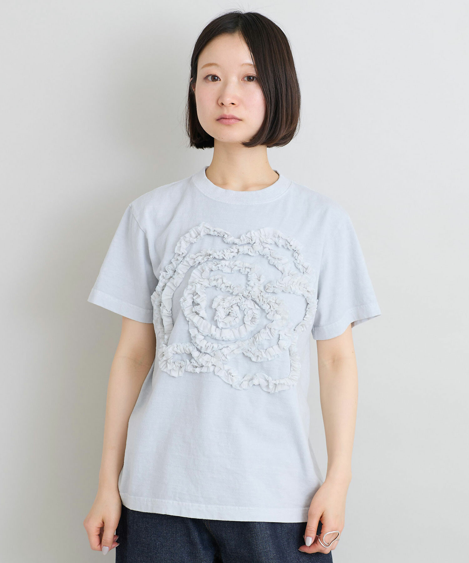 ami 半袖Tシャツ XS ライトグレー メンズ デザイナー Tシャツ＆トップス | AMI PARIS