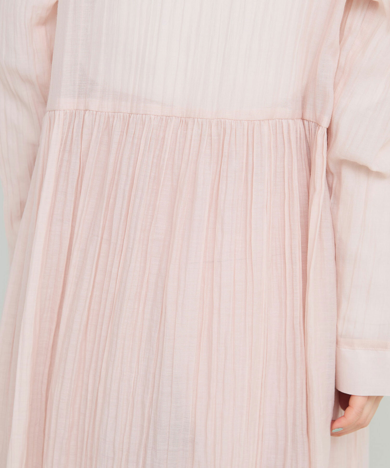 AMBIDEX Store 〇綿ナイロンローン ガウンロング ワンピース(F シロ): iki