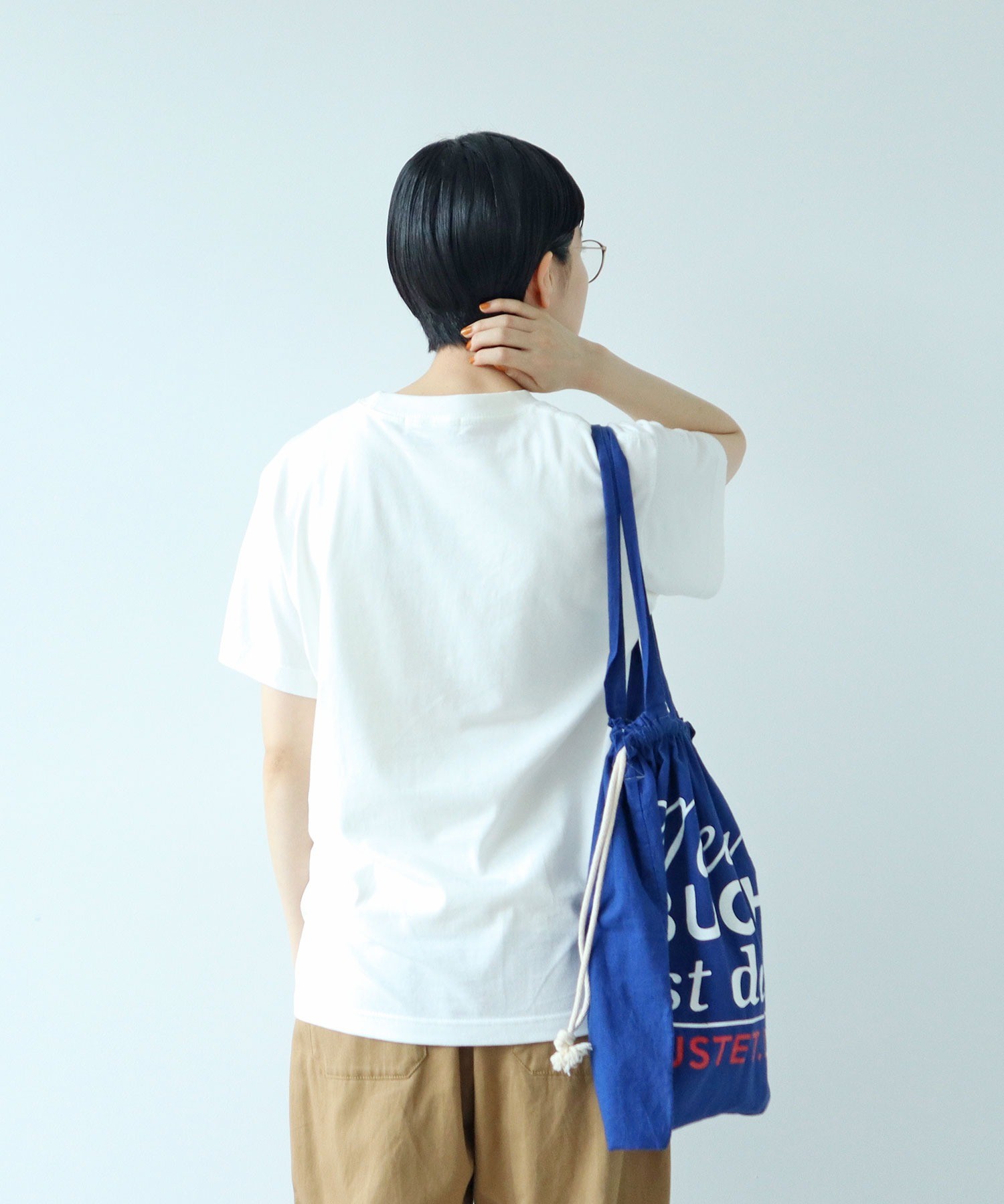 シロページ AMBIDEX Store △〇丸胴天竺 フードBIGプルオーバー(F シロ