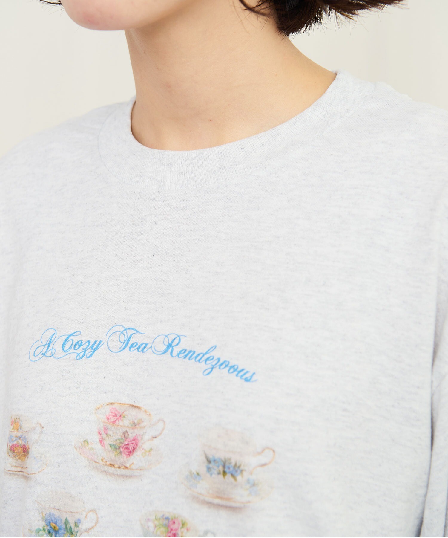 AMBIDEX Store ○○tea time long sleeve(F グレー): l'atelier