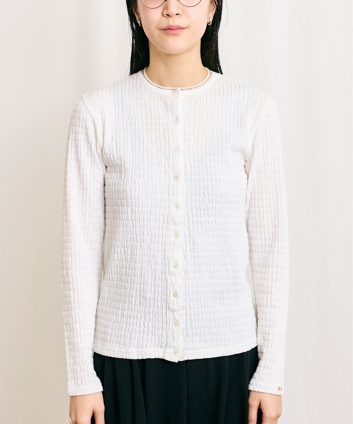 AMBIDEX Store 【予約販売】〇DAILY simple cardigan(F シロ): l