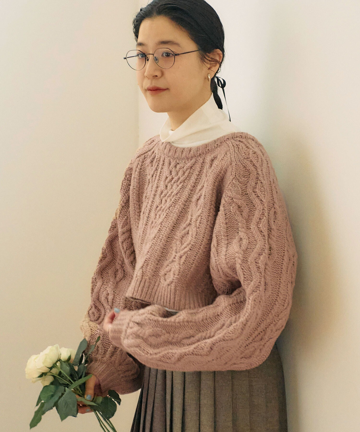 AMBIDEX Store 【予約販売】〇SHETLAND 2way bolero(F ピンク): l'atelier du savon