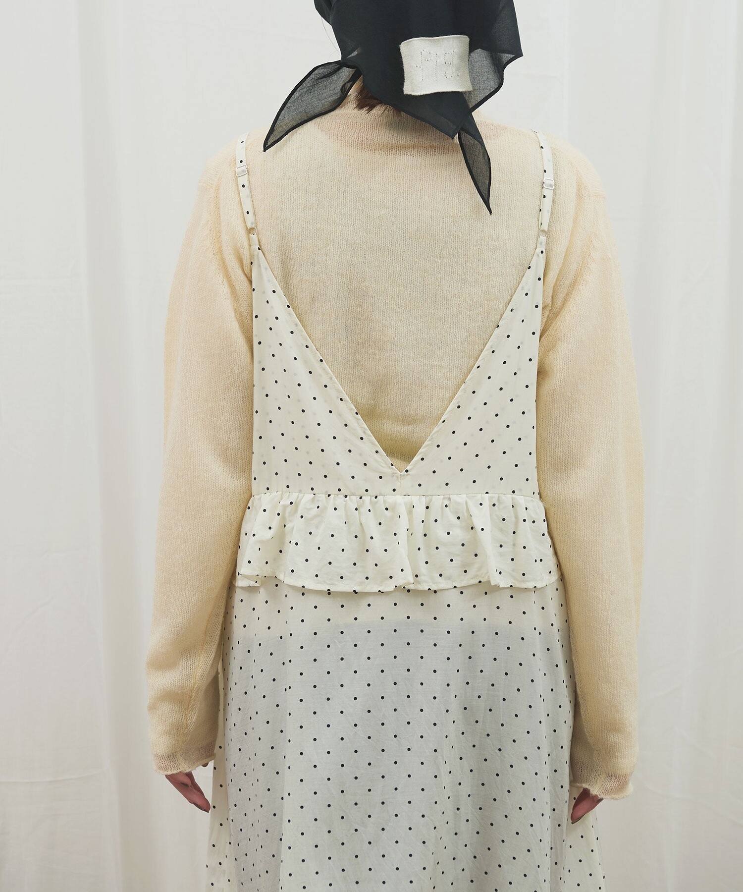 AMBIDEX Store 【予約販売】〇CottonCupra twill mini dress(F