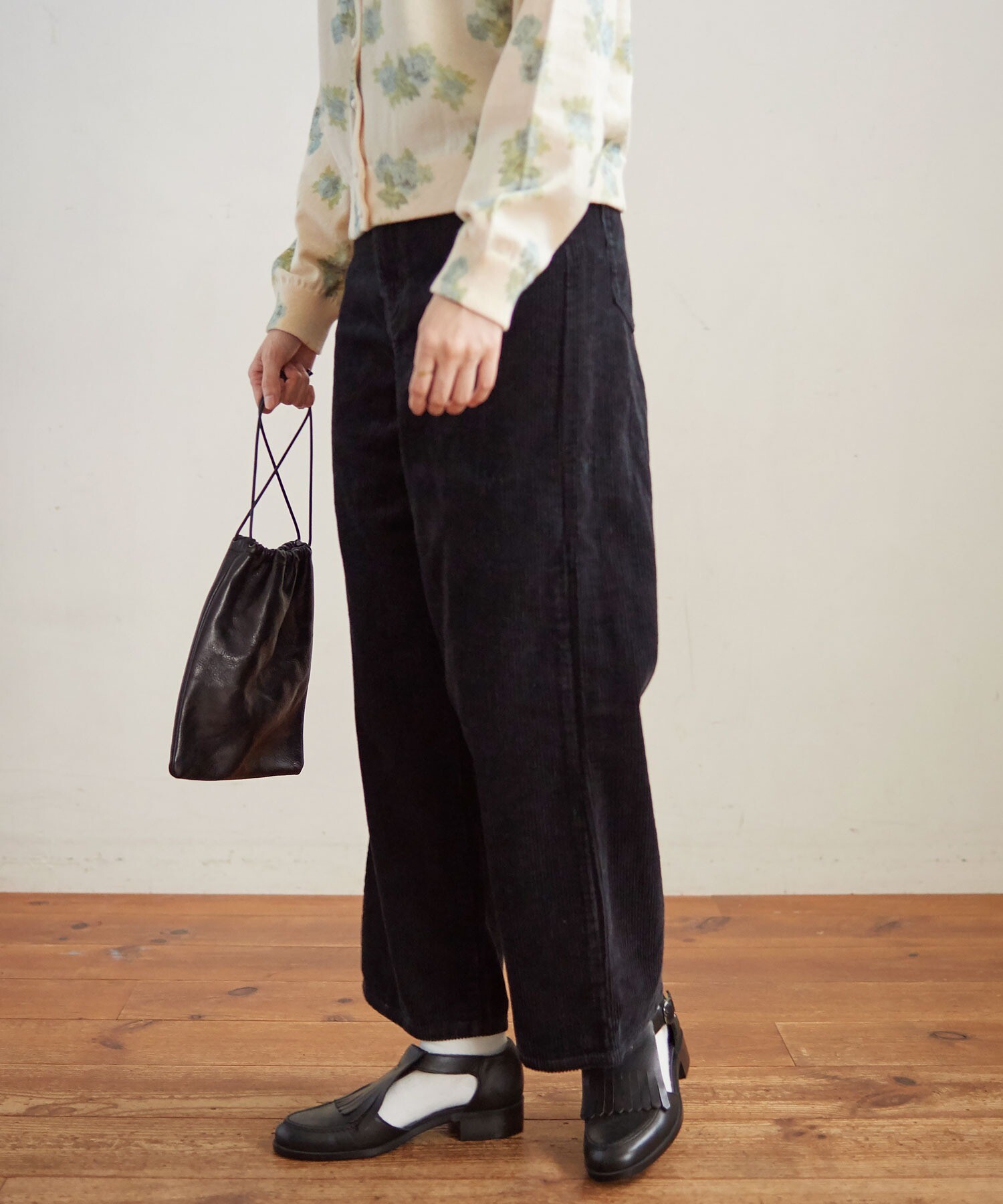 AMBIDEX Store △8W corduroy pants 020(0 チャコールグレー): l