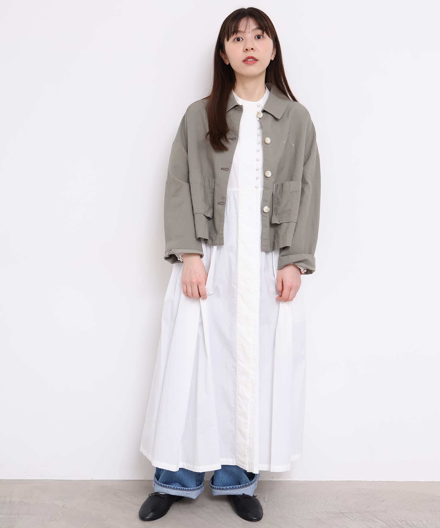 AMBIDEX Store washi cotton ミニジャケット(F ピンク): l'atelier du