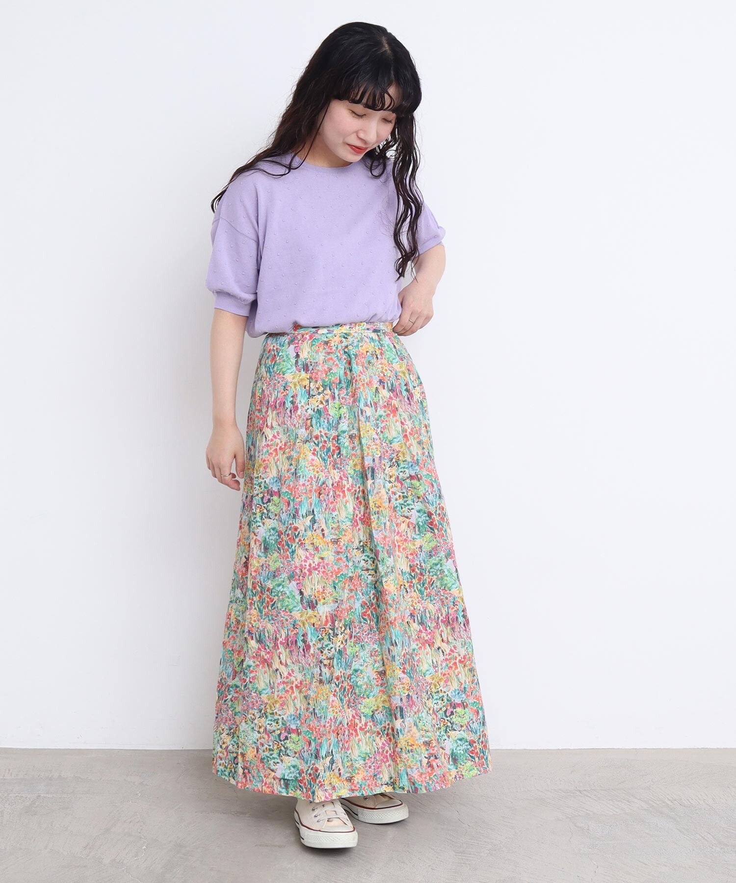 新品アトリエドゥサボン　ニット AMBIDEX Store ぽんぽんサマーニット(F グレー): l'atelier du savon