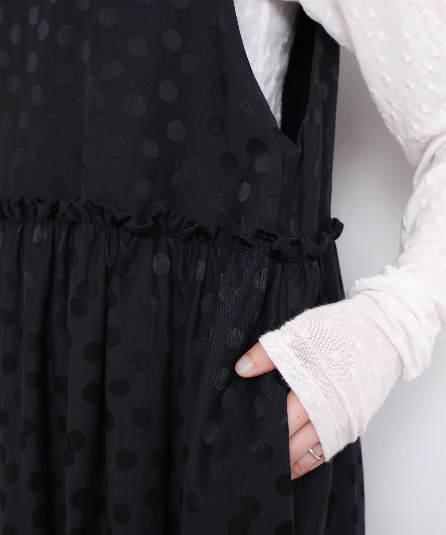 新品未使用ダク付　JOIEVE / HOLYNIGHT ドットワンピース 専用品⌘新品未使用ダク付 JOIEVE / HOLYNIGHT ドットワンピース