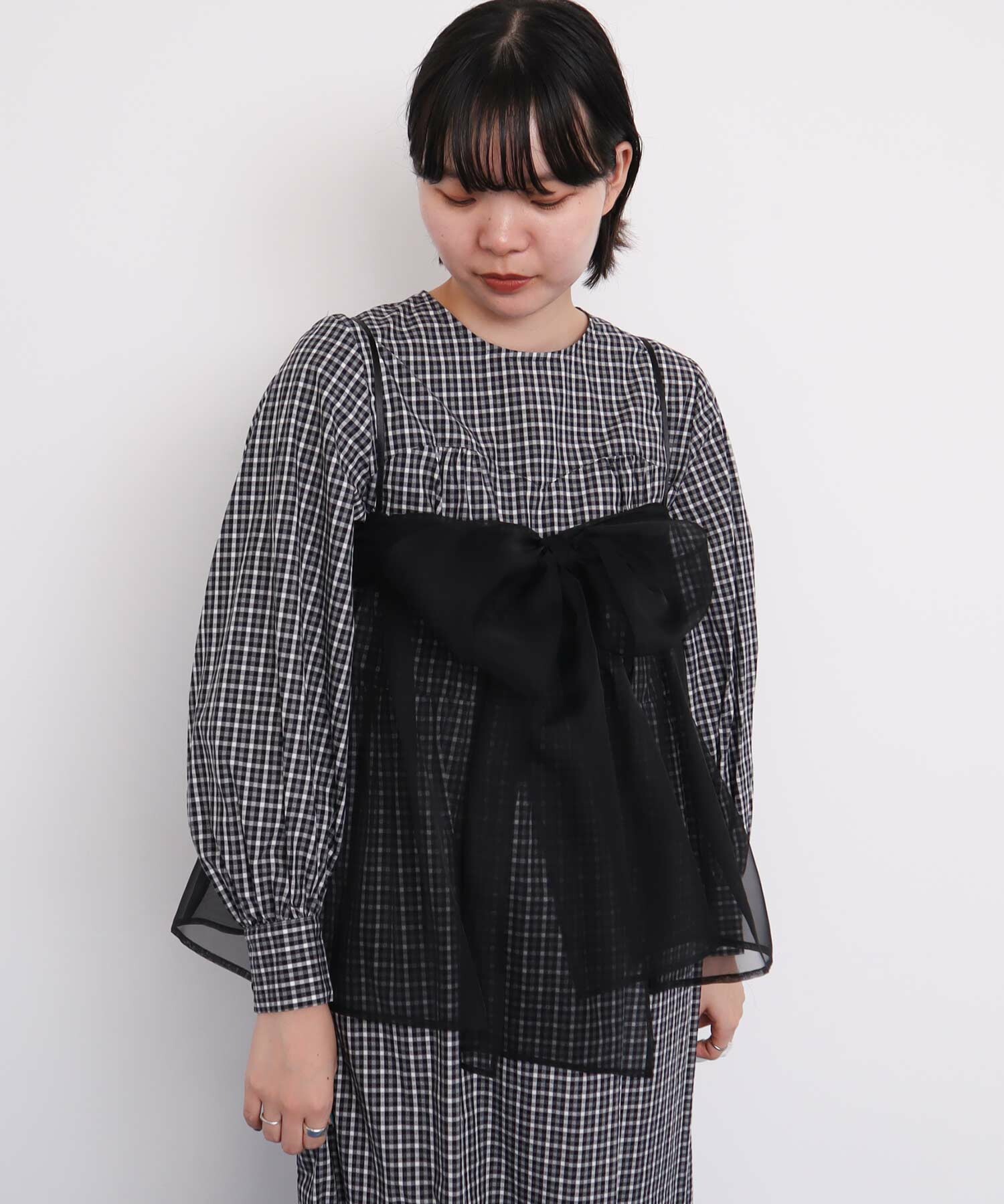 AMBIDEX Store ○○Organdy RIBBON キャミブラウス(F アオ): l'atelier du savon