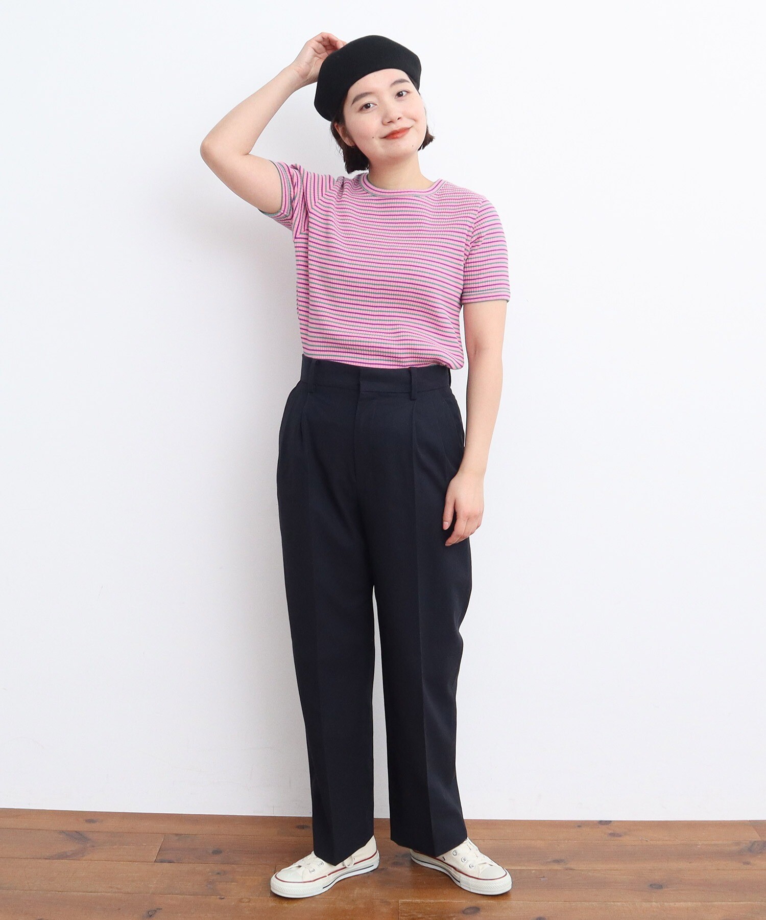 AMBIDEX Store △○強撚ツイル マーベルトストレートパンツ(36