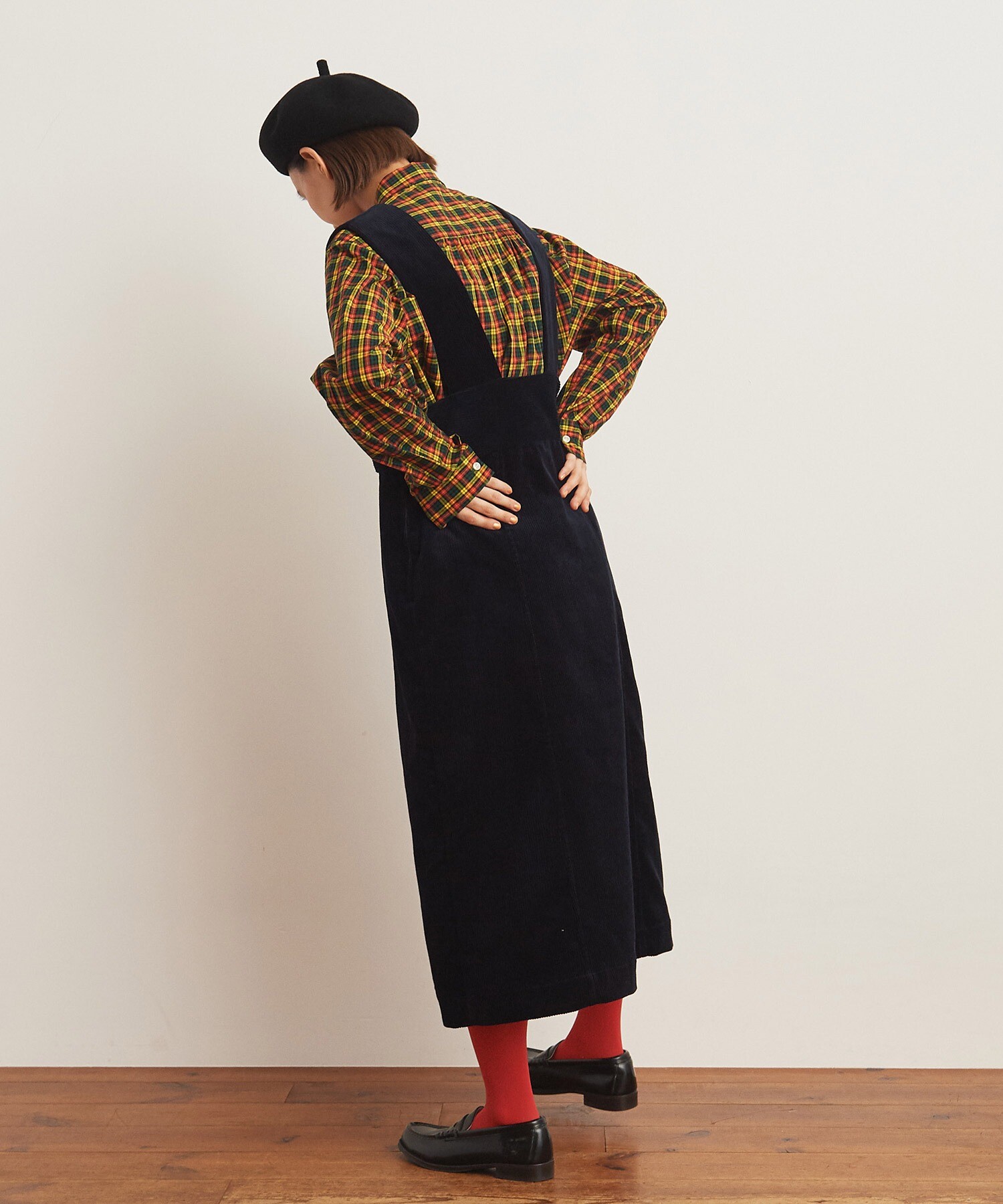 AMBIDEX Store ○8Wコールディアモイスト 吊りスカート(F チャ): Dot