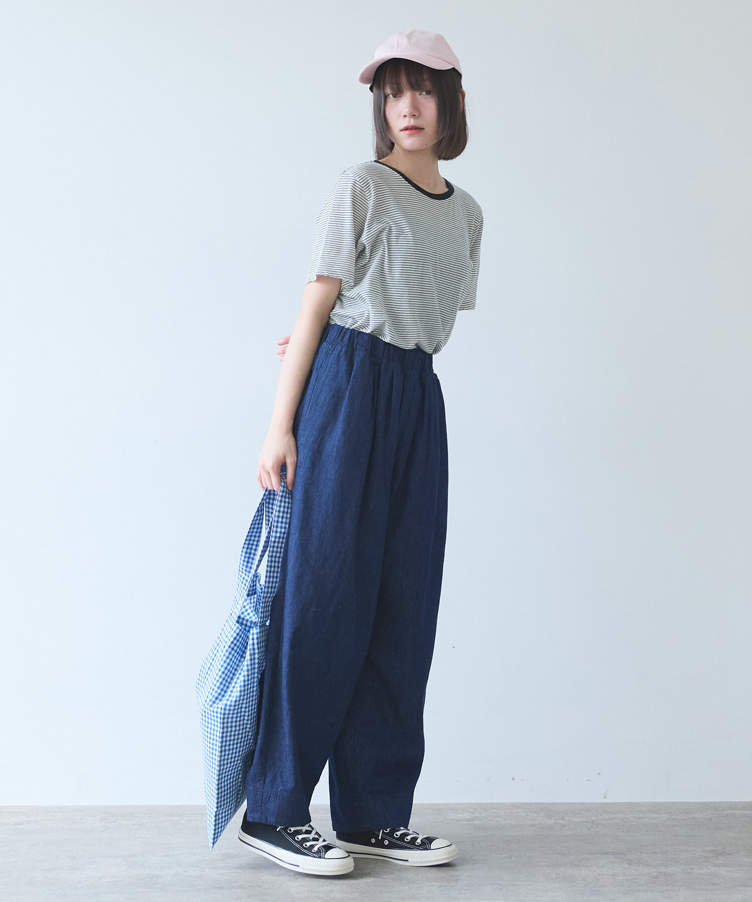 AMBIDEX Store 2/1 ツイル製品染め コクーンパンツ(F コン): bulle de