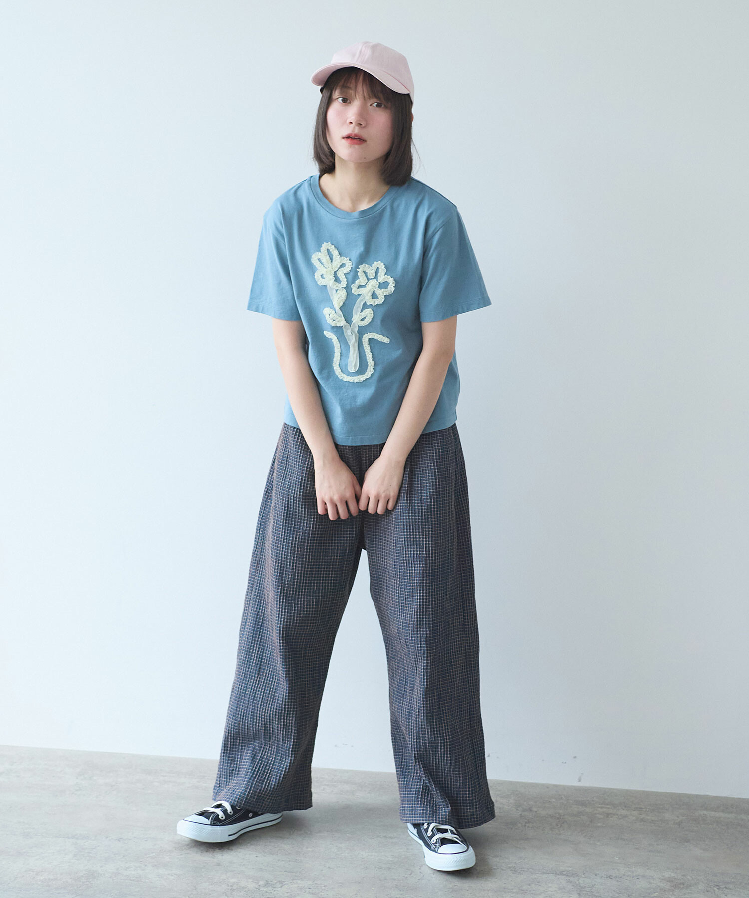 takemonさま確認用 AMBIDEX Store ○ mini check イージーパンツ(F コン): bulle de savon