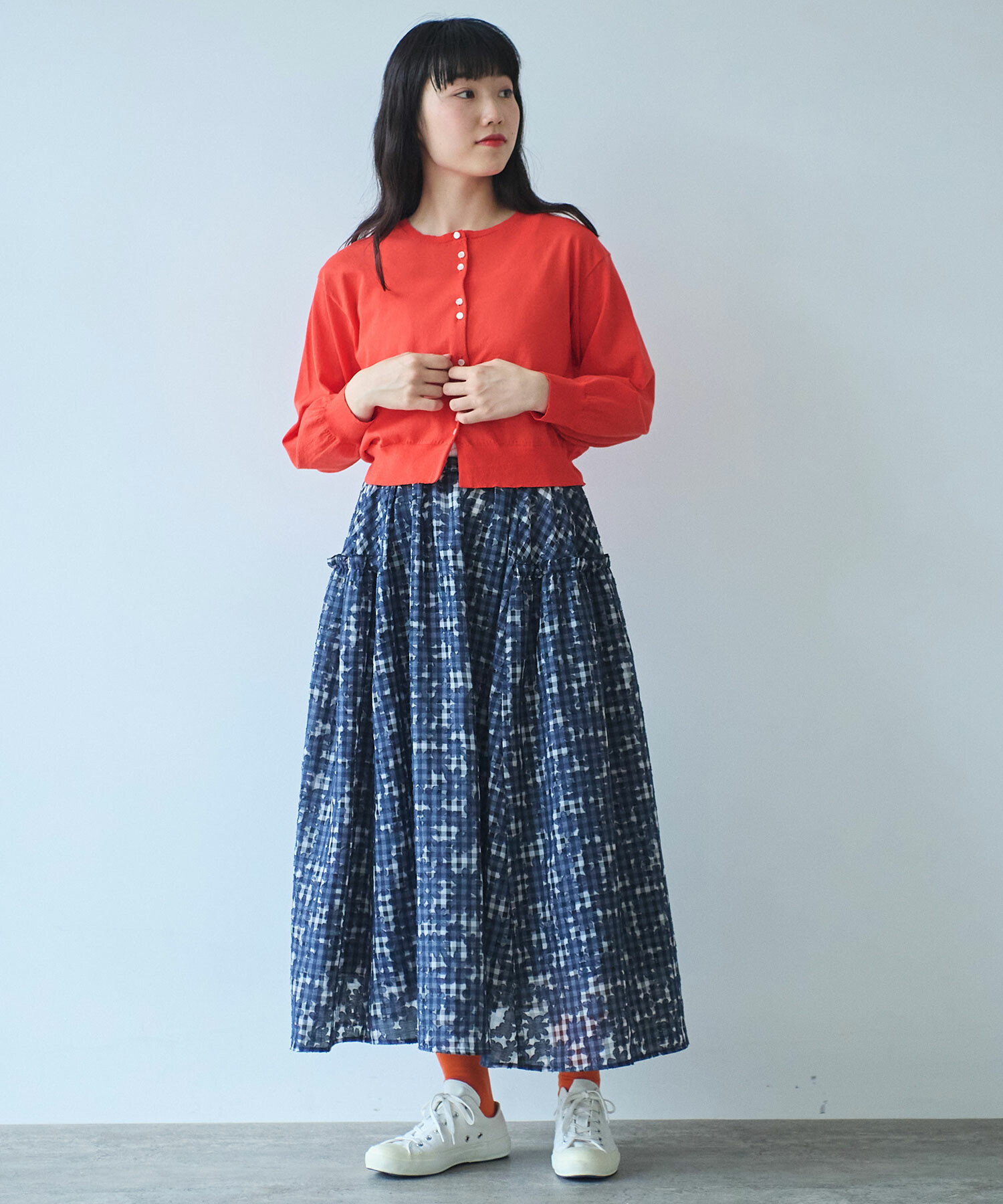 A&Mカート♡ AMBIDEX Store 〇gingham×hana opal スカート(F コン): bulle de