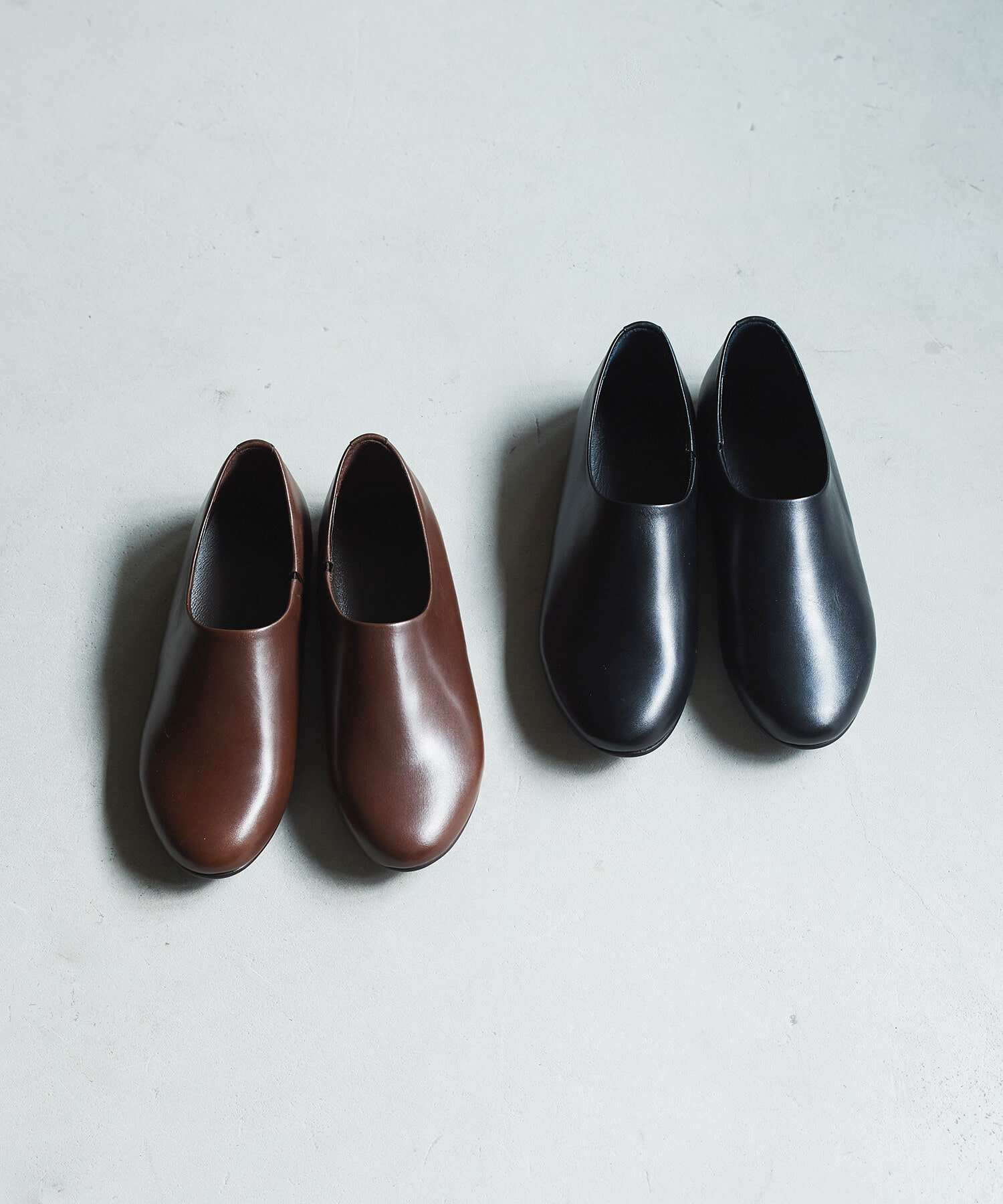 リアル ビュルデサボン ペタンコシューズ ブラック M ローファー/革靴