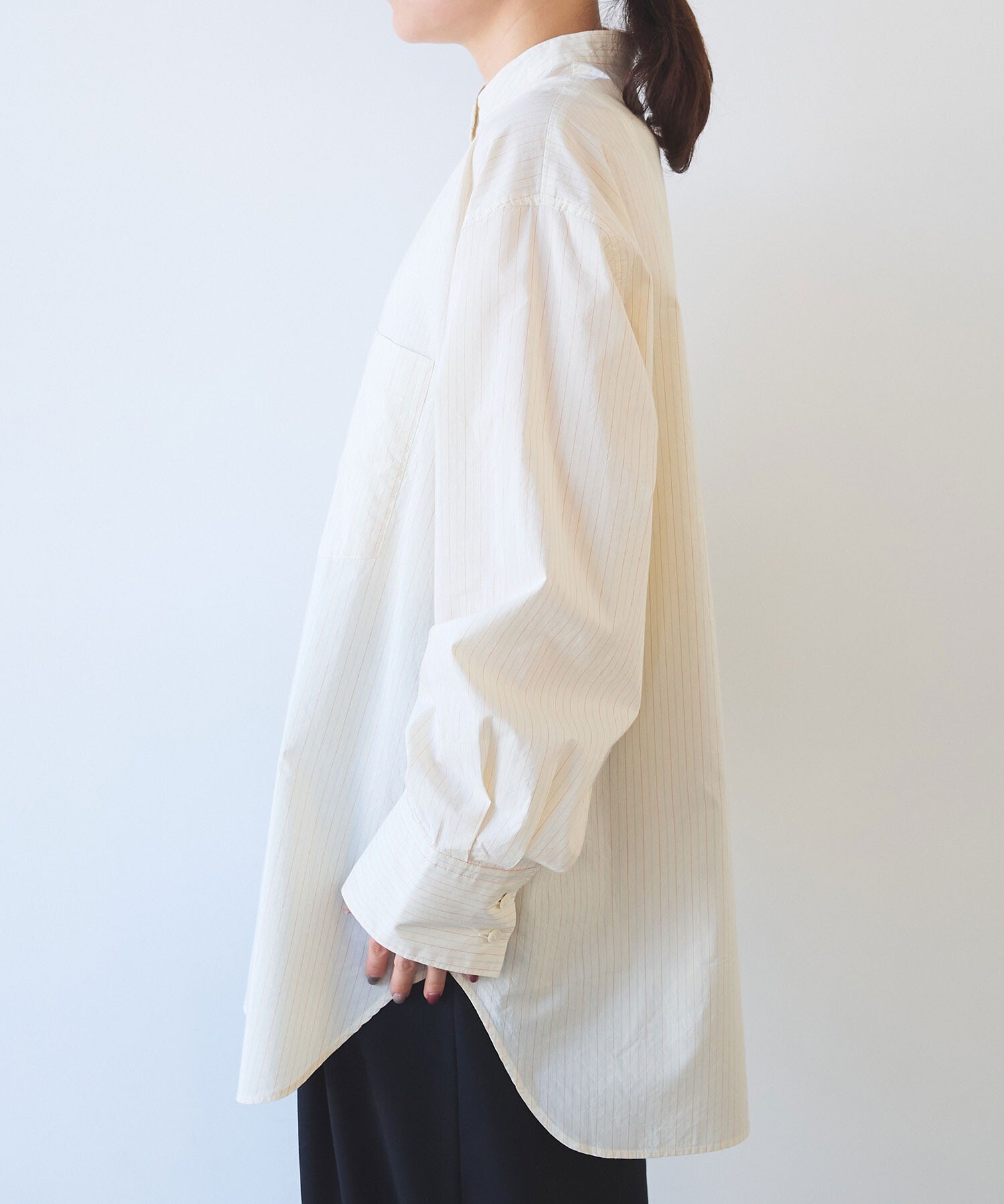 AMBIDEX Store ○コットンシルク ストライプ moe sleeves バック