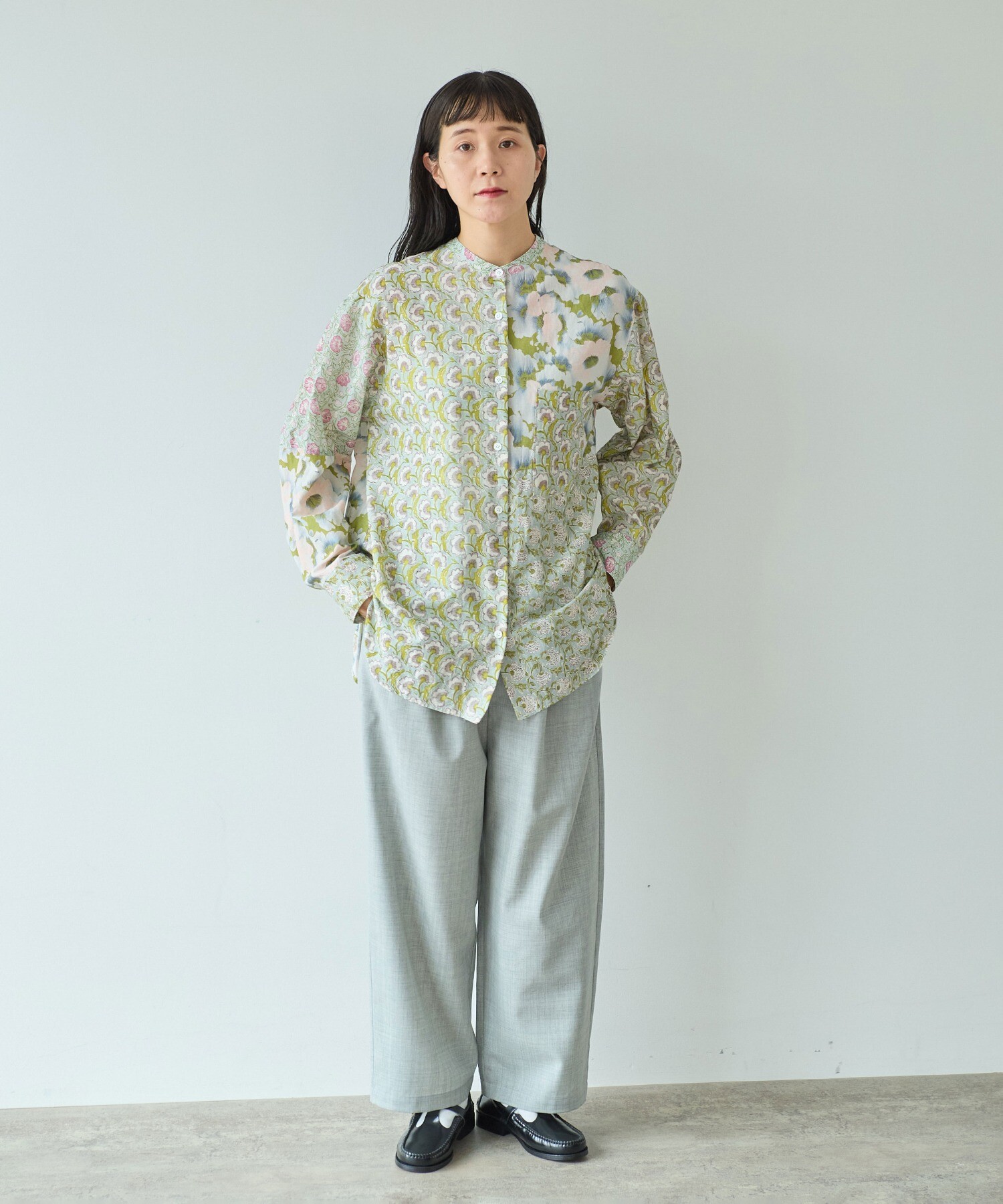 AMBIDEX Store ○switching print シャツ(F マルチ01): yuni