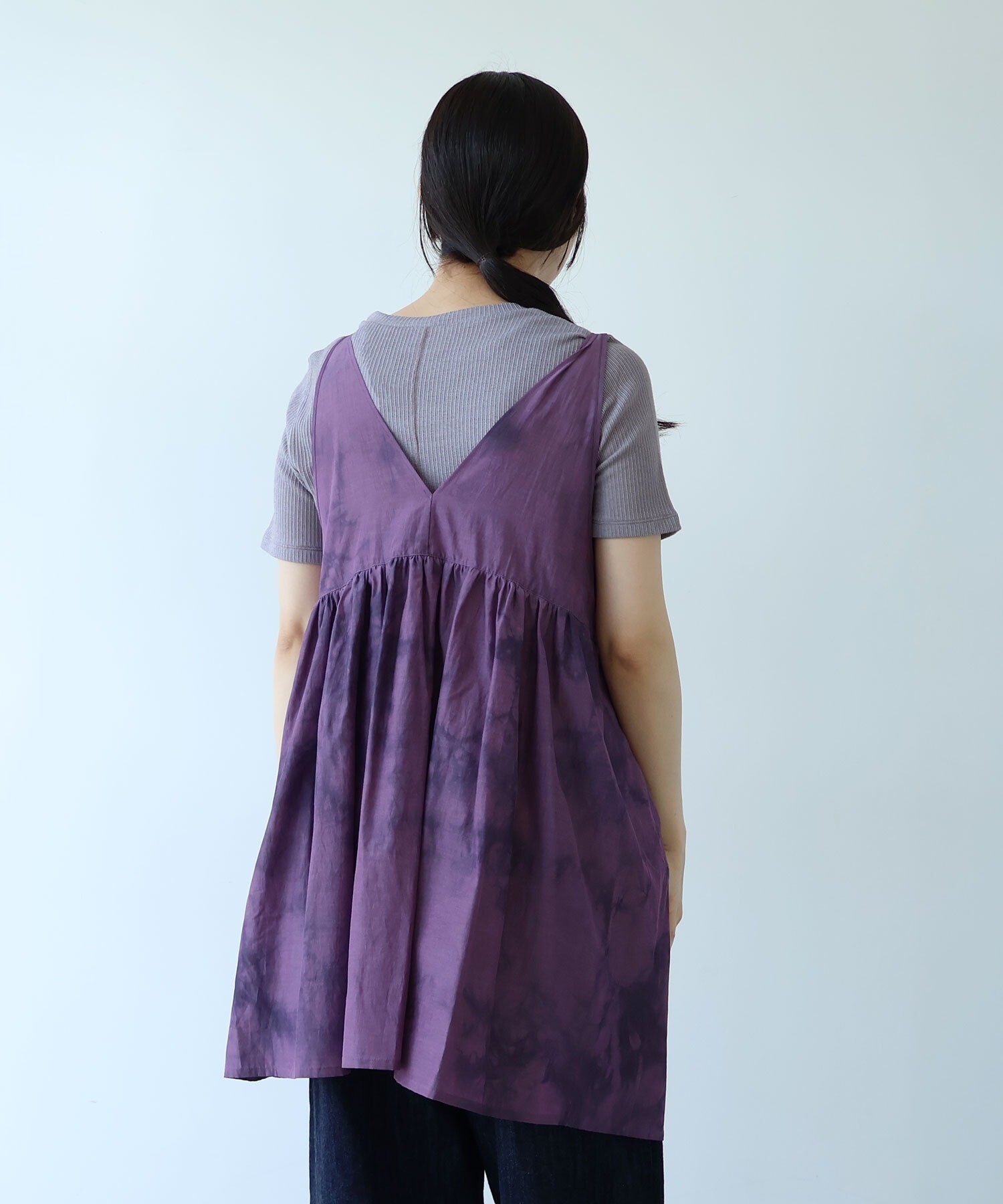 AMBIDEX Store cotton cupla difused dye cachecoeur bitier ブラウス