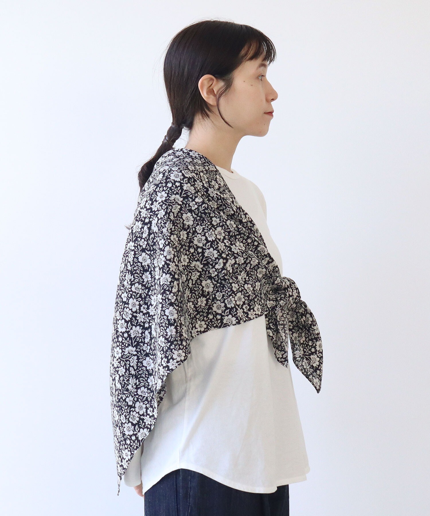 AMBIDEX Store ○プリント スカーフ(F 花柄): yuni