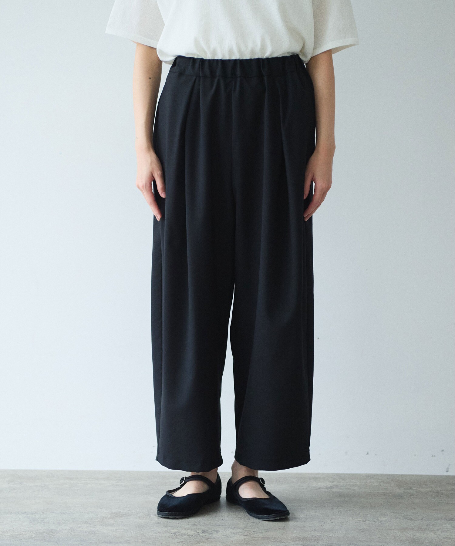 AMBIDEX Store washable summer wool gum tack パンツ(F パープル): yuni