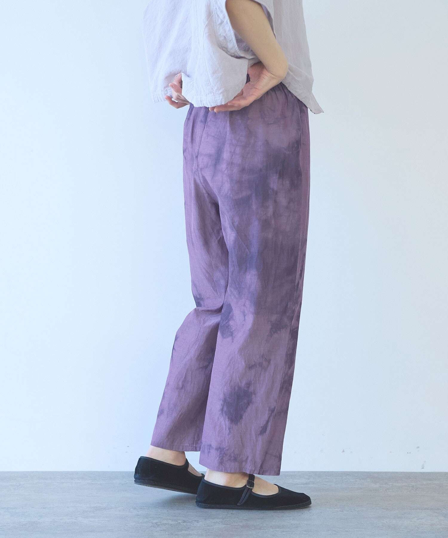 AMBIDEX Store cotton cupla difused dye pettit パンツ(F パープル): yuni