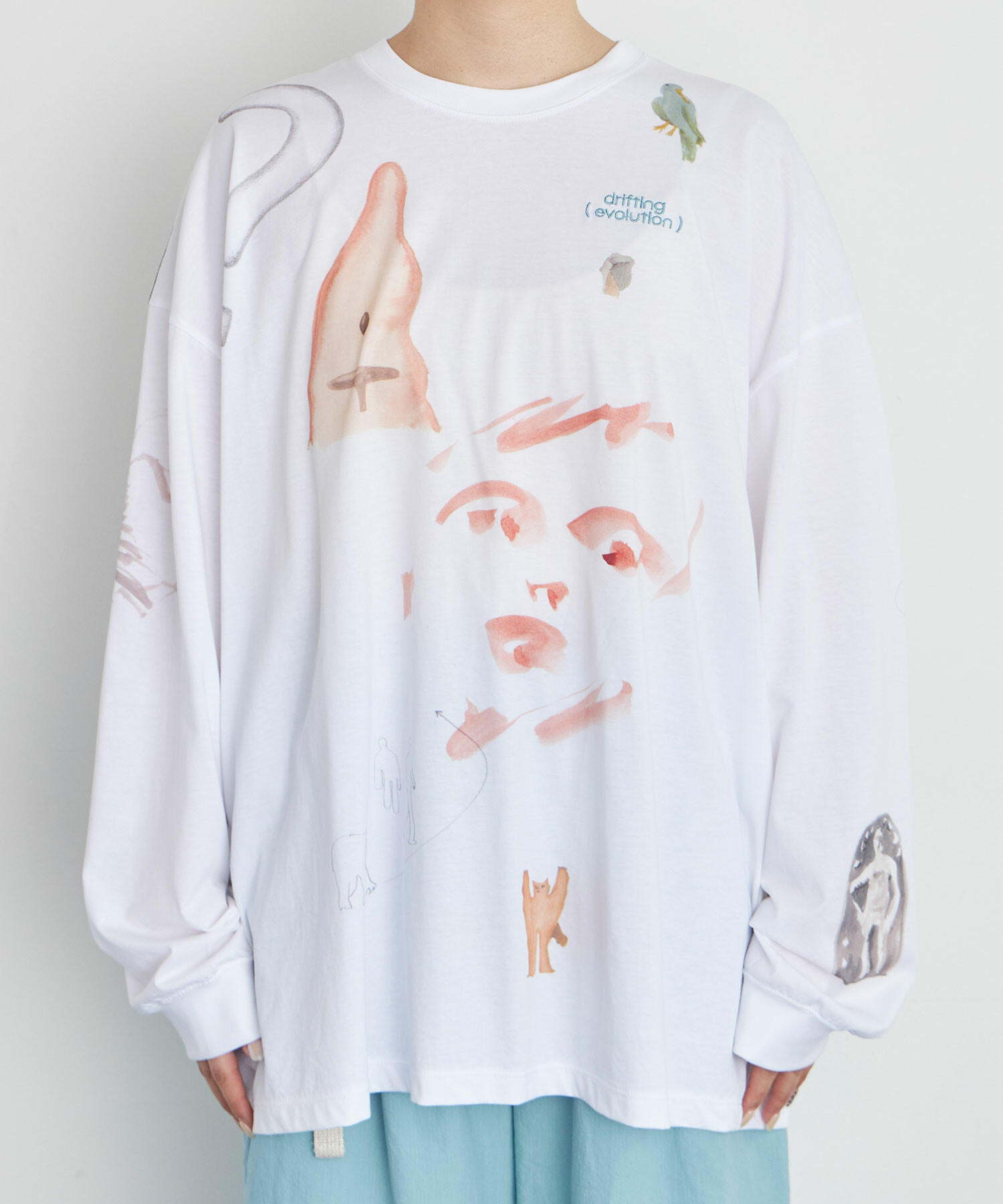 WHITE model:164cm size:3