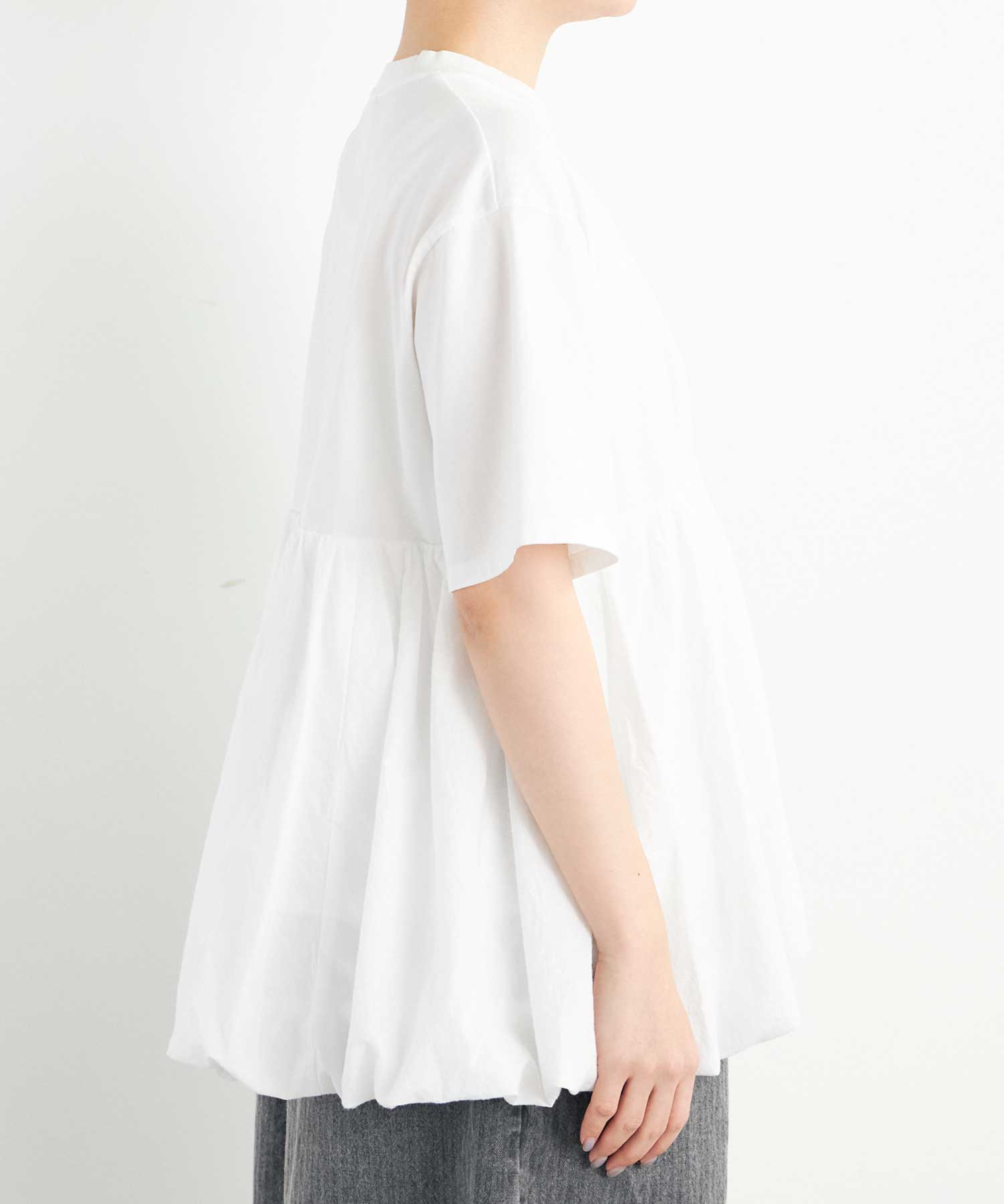 AMBIDEX Store △○40/2マーセライズ天竺 balloon Tシャツ(F