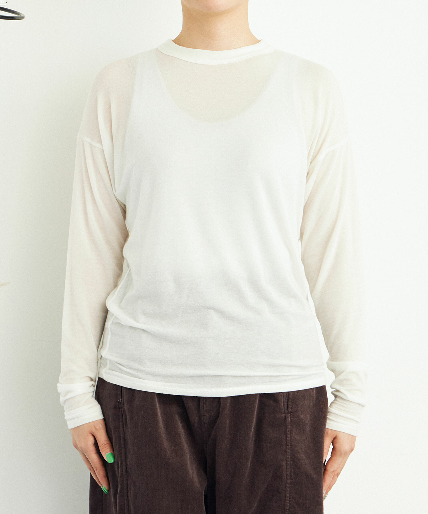 Chiiページ AMBIDEX Store ○リヨセルカシミア天竺 CREW プルオーバー(F