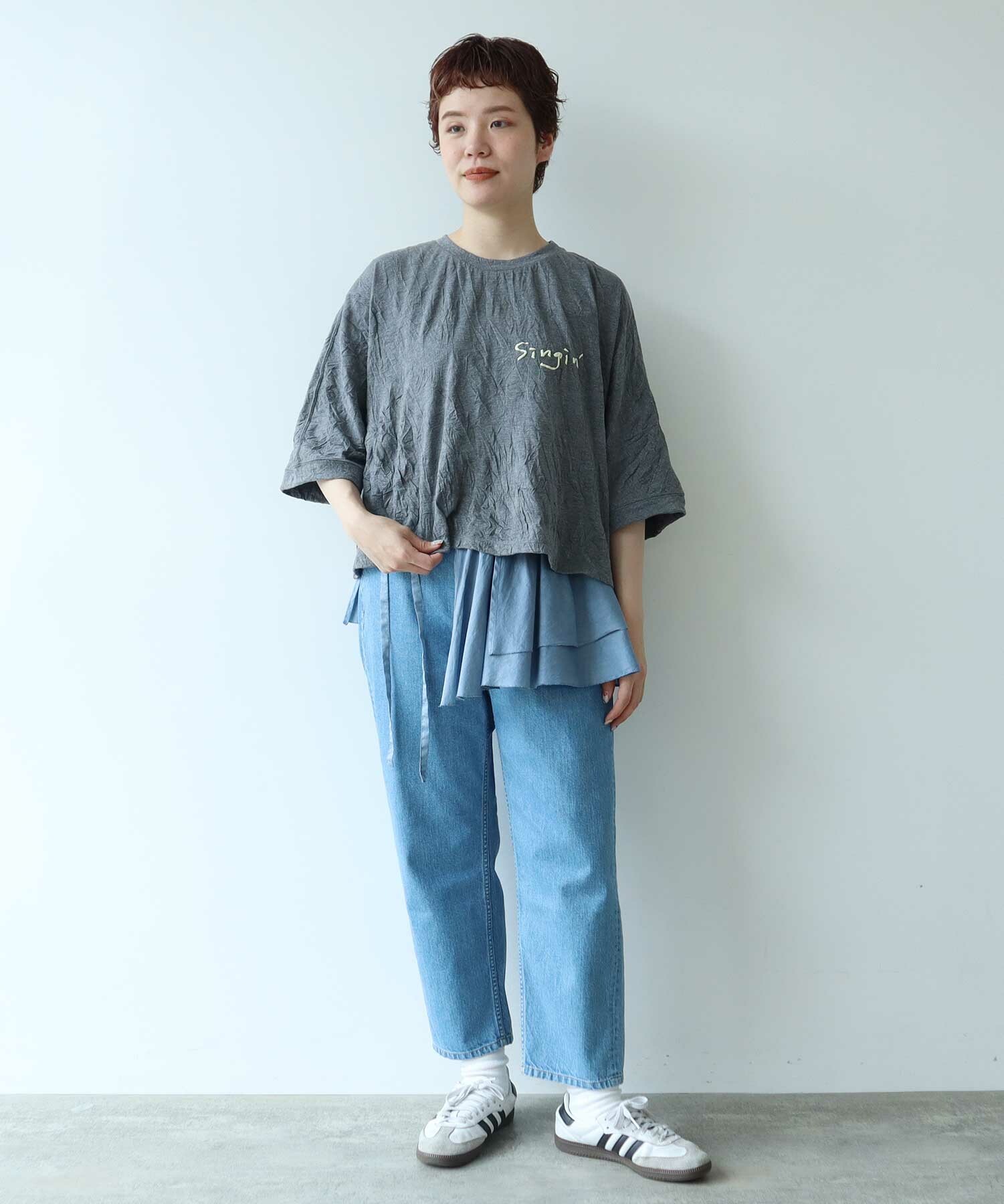 AMBIDEX Store ○80satin frill ケープ(F OFF WHITE): FLAT-cic
