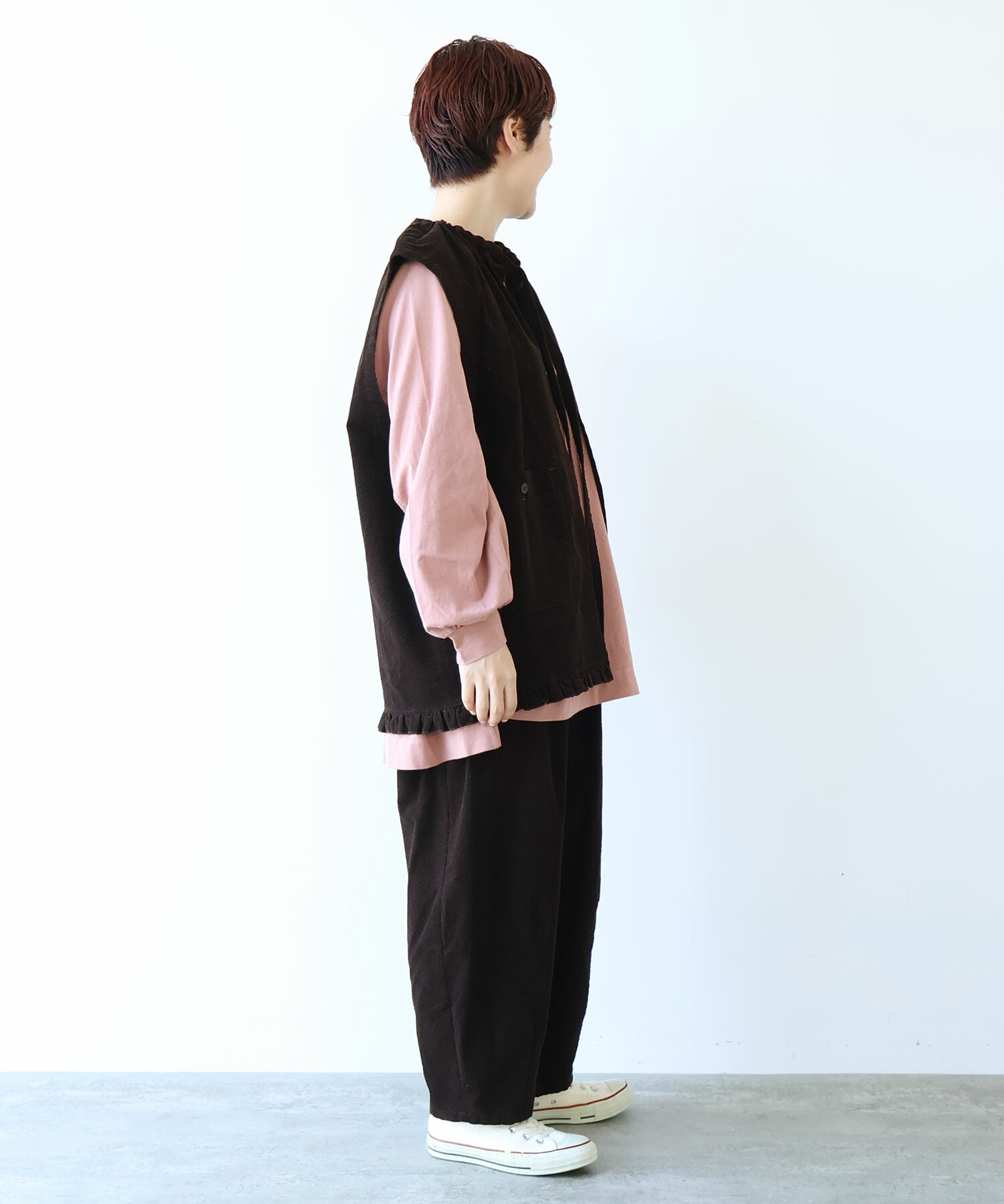 AMBIDEX Store ○VINTAGE RIPPLE CURVE パンツ(F RED): buoybuoy