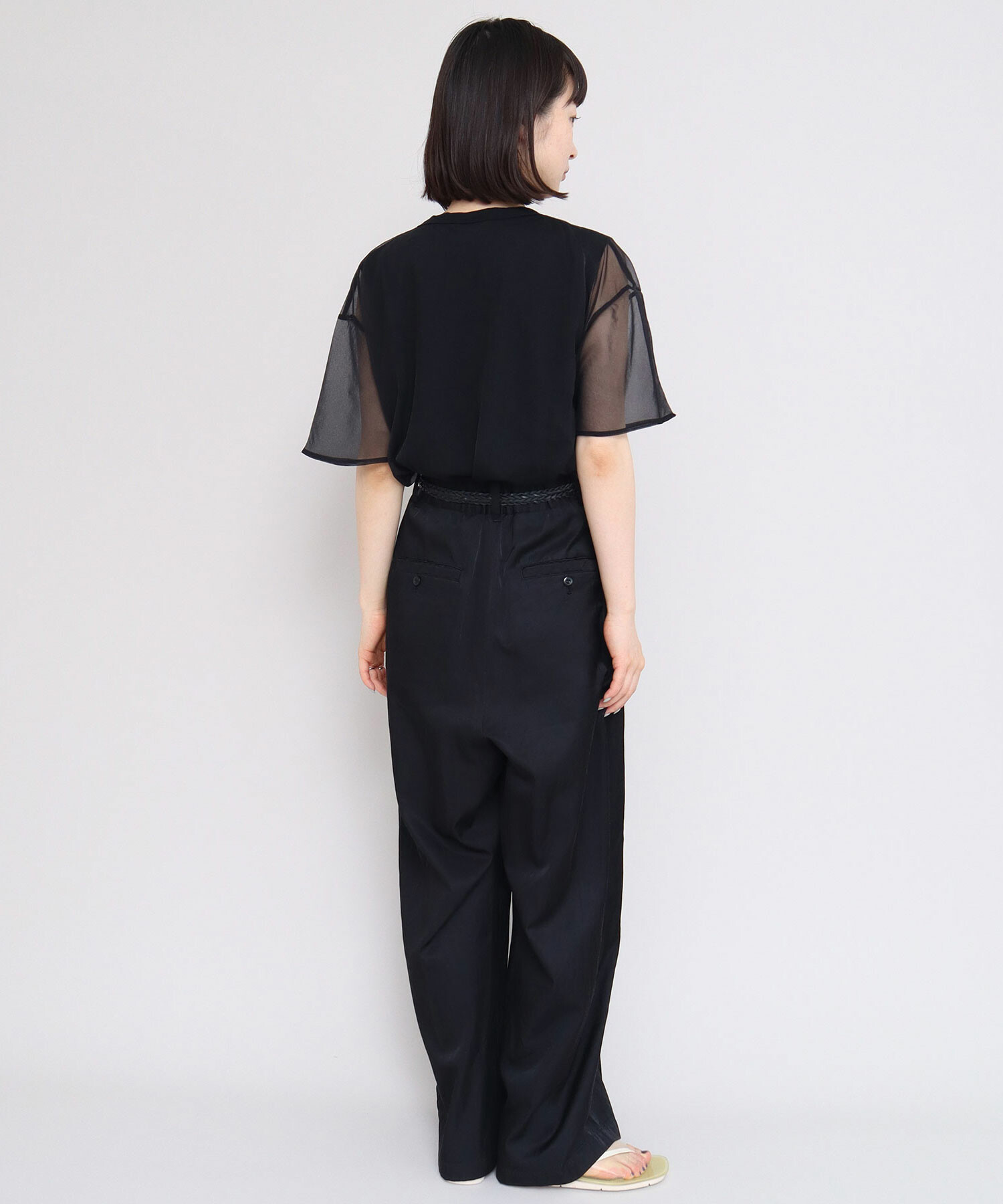 8月上旬入荷【 QTUME 】ハーフスリーブシアージャケット