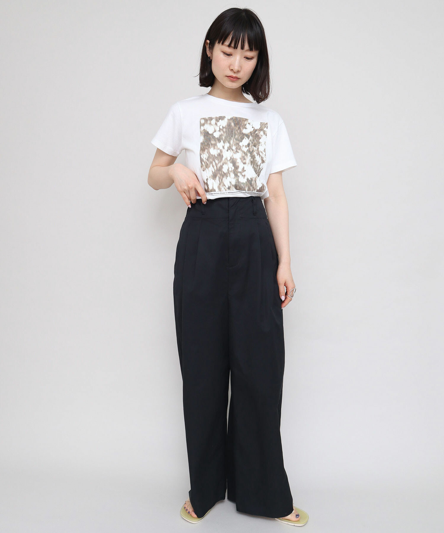 【FENDI】フローラル ジャカード ワイドレッグ パンツ berryguma / FRORENTジャガードワイドレッグパンツ