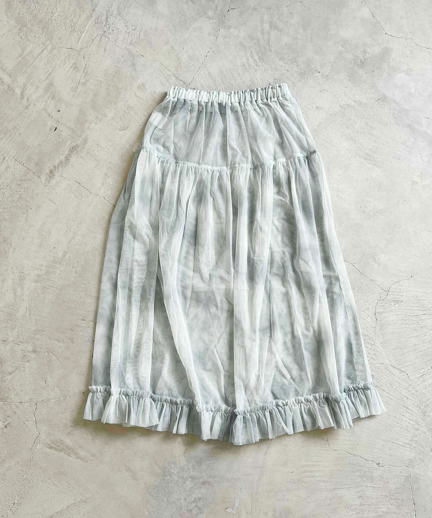 デミルクスビームス　チュールギャザースカート Demi-Luxe BEAMS（デミルクス ビームス）の「Demi-Luxe BEAMS