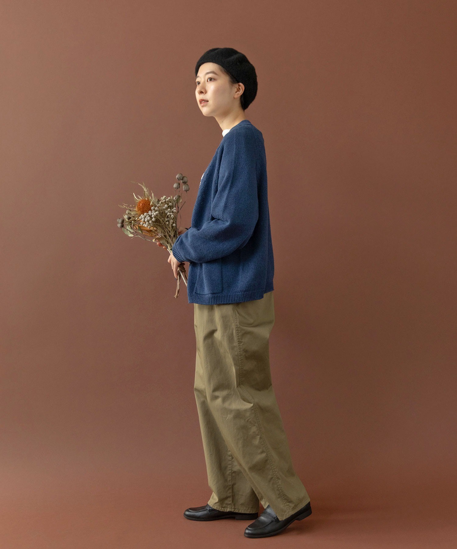 heeeeeroページ AMBIDEX Store ○オーガニックツイル 吊りパンツ(F クロ): PAR ICI