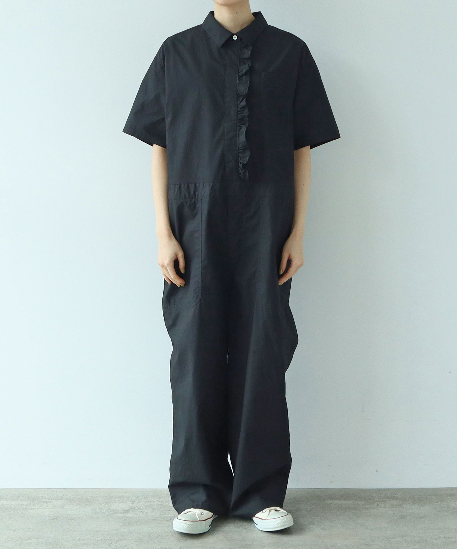 AMBIDEX Store 【WEB別注】タイプライター フリルオールインワン