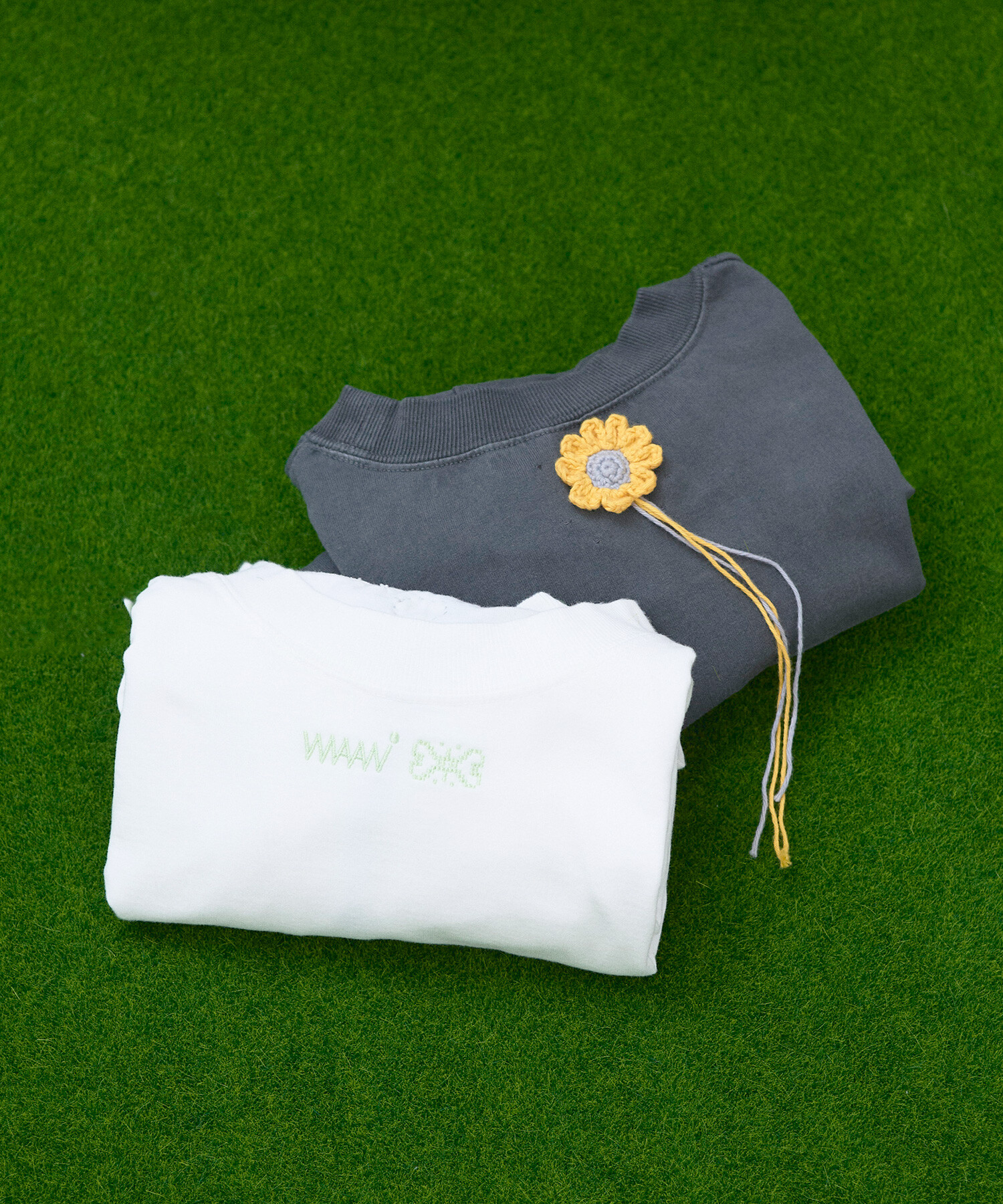 JPGOODBUY公式アカウント02さん専用 AMBIDEX Store 【予約販売】〇SSESEB×WAAN BACK BLOOM T-SHIRT(F WHITE