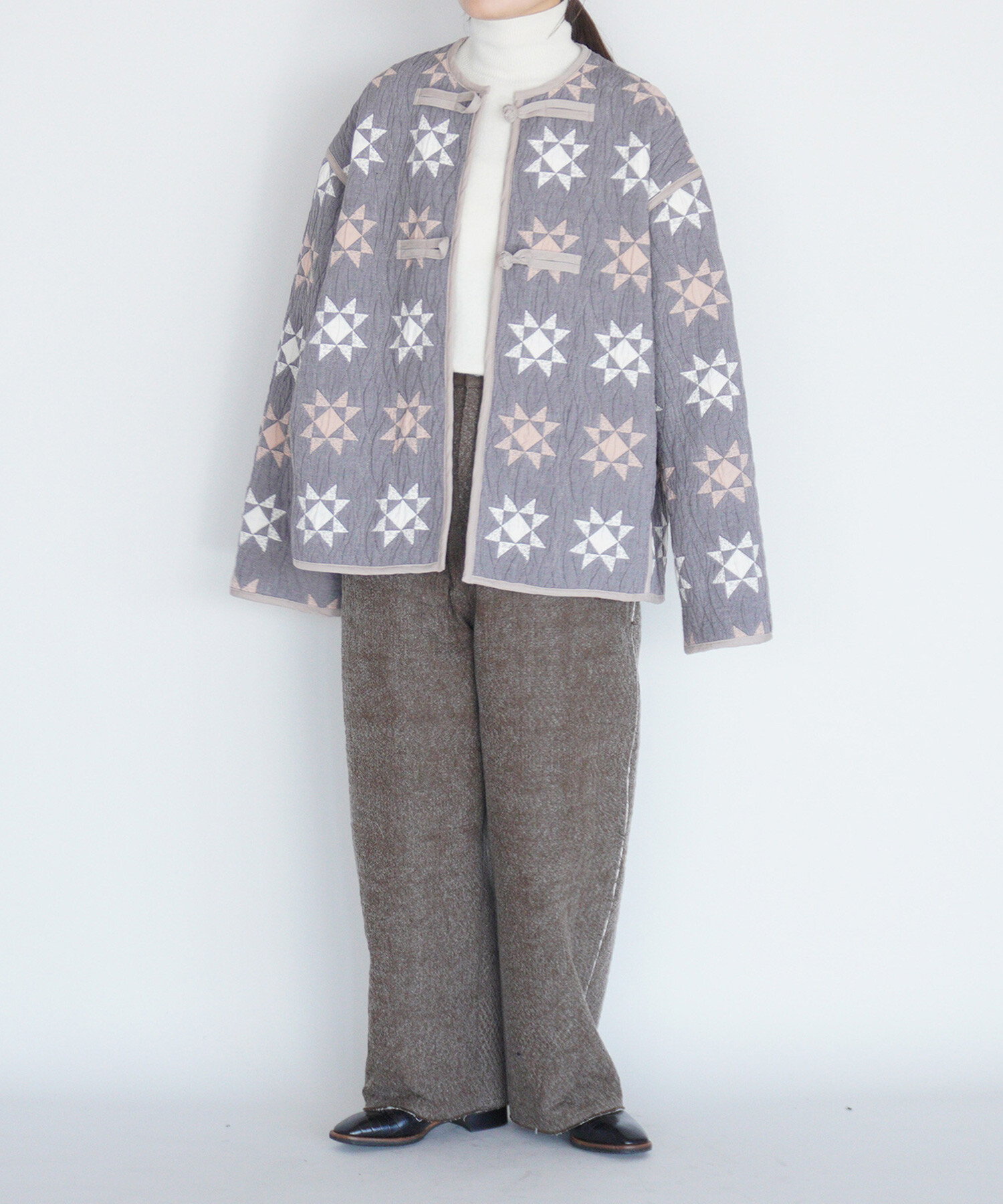 AMBIDEX Store 〇patchwork quilt jacquard ジャケット(F オフ): Rin