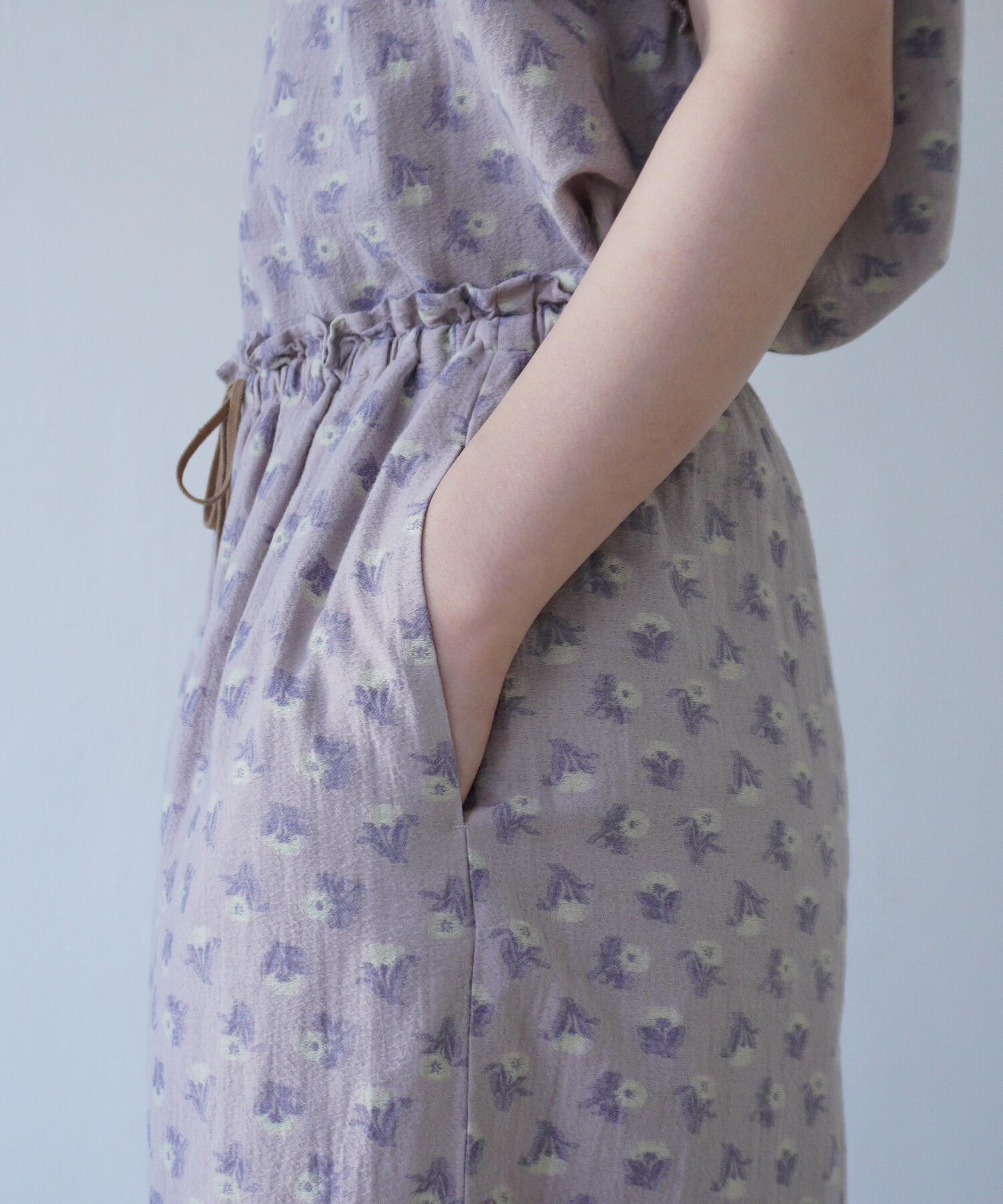 AMBIDEX Store △〇追憶の花 jacquard ギャザーパンツ(F