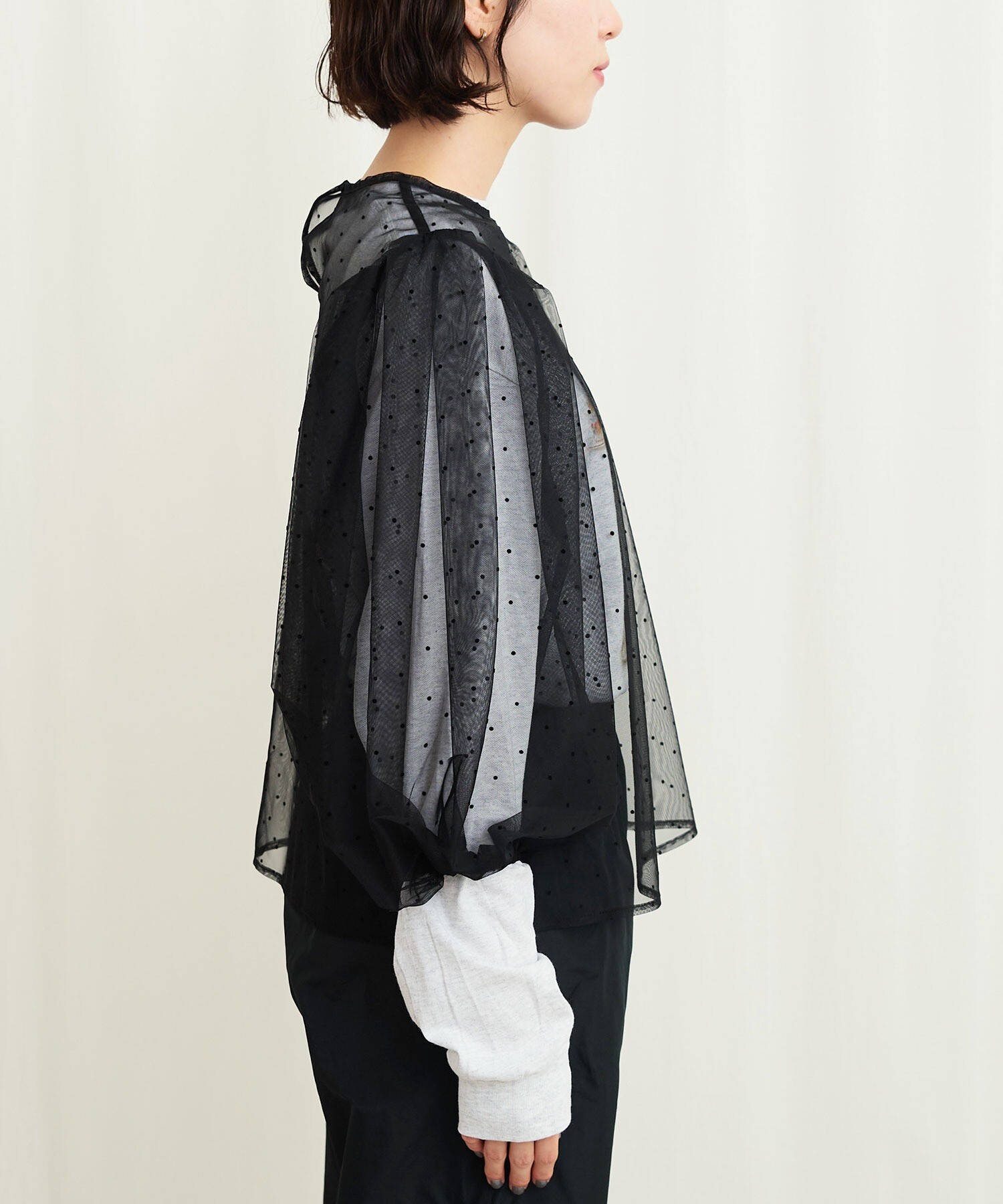 AMBIDEX Store ○DOT tulle blouse(F キナリ): l'atelier du savon