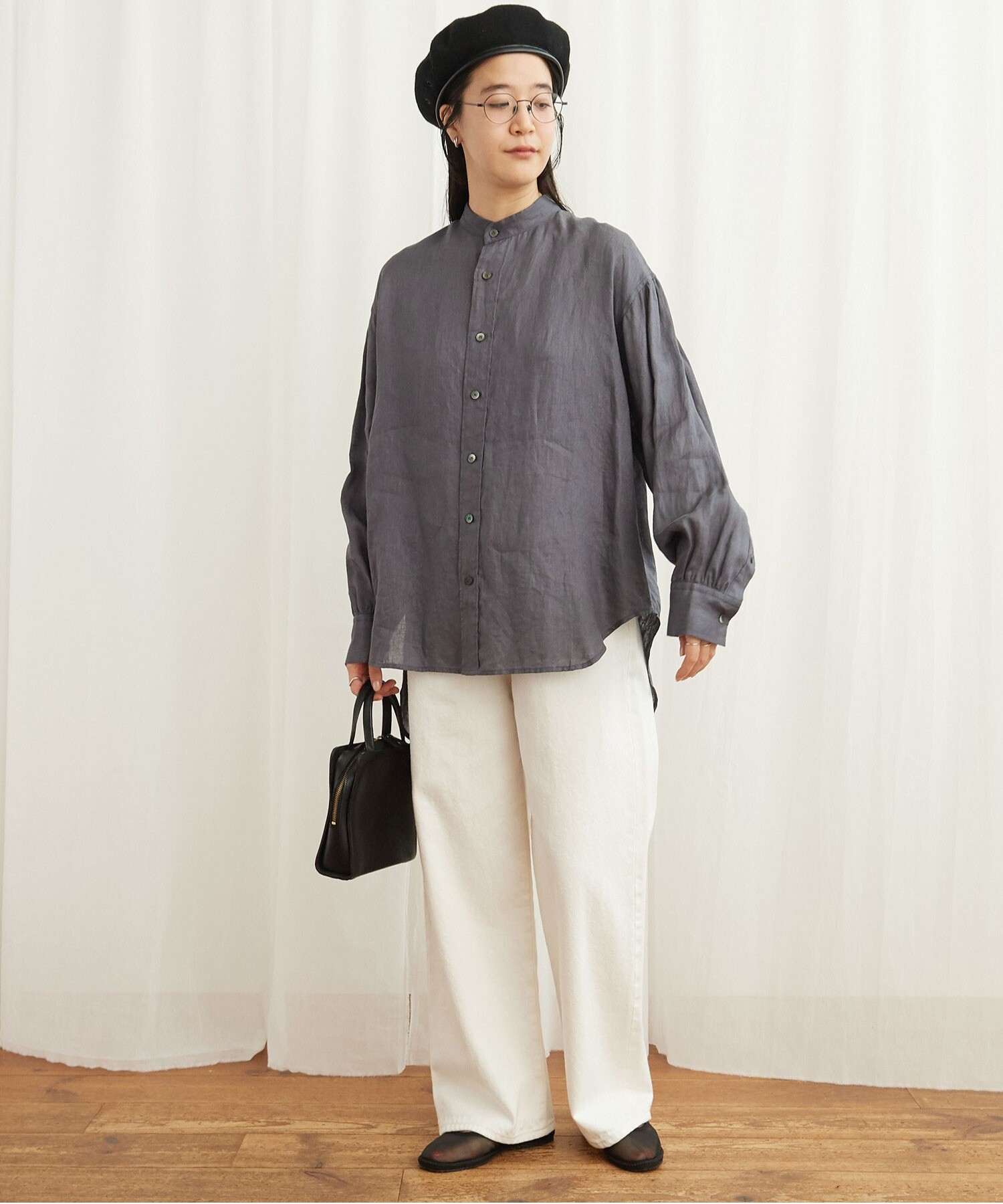 AMBIDEX Store ○LINEN summer shirt(F ピンク): l'atelier du savon