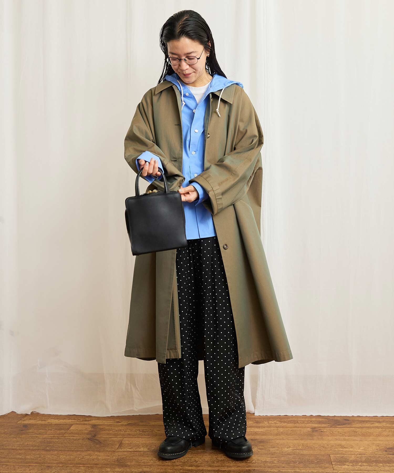 AMBIDEX Store Gabardine Phebe coat (F ベージュ): l'atelier du savon