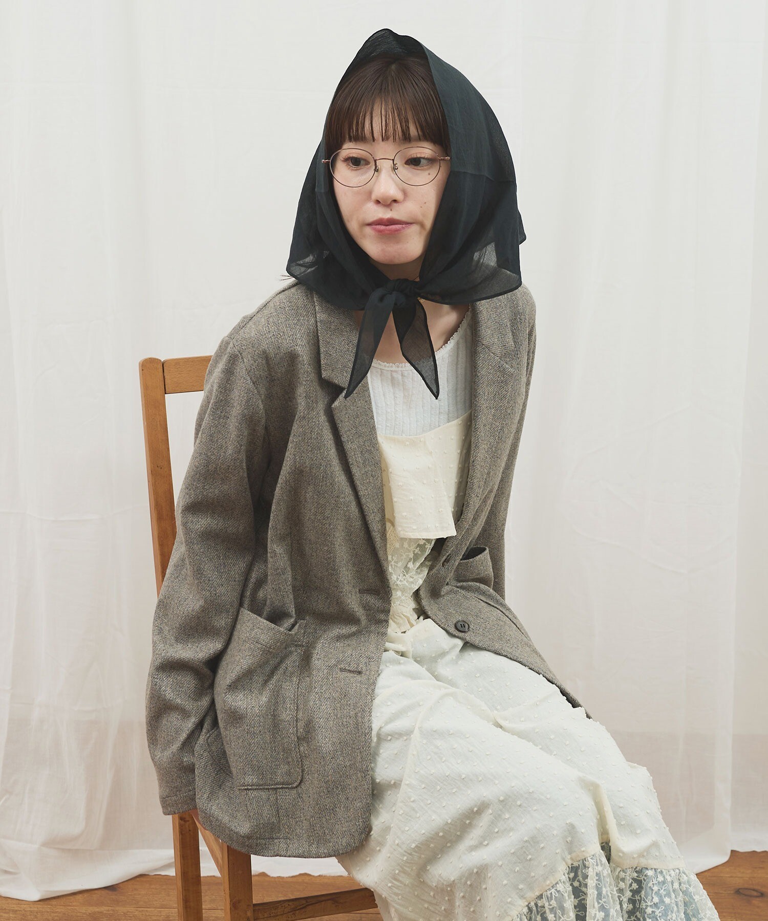 ★ほぼ未使用★プルミエアロンディスモン 24SS ダブルジャケット AMBIDEX Store 〇WOOL TWEED jacket(F クロ): l'atelier du savon