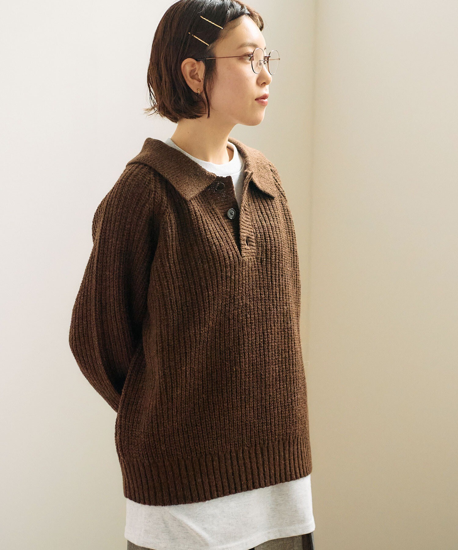 AMBIDEX Store 〇SHETLAND polo(F コゲチャ): l'atelier du savon