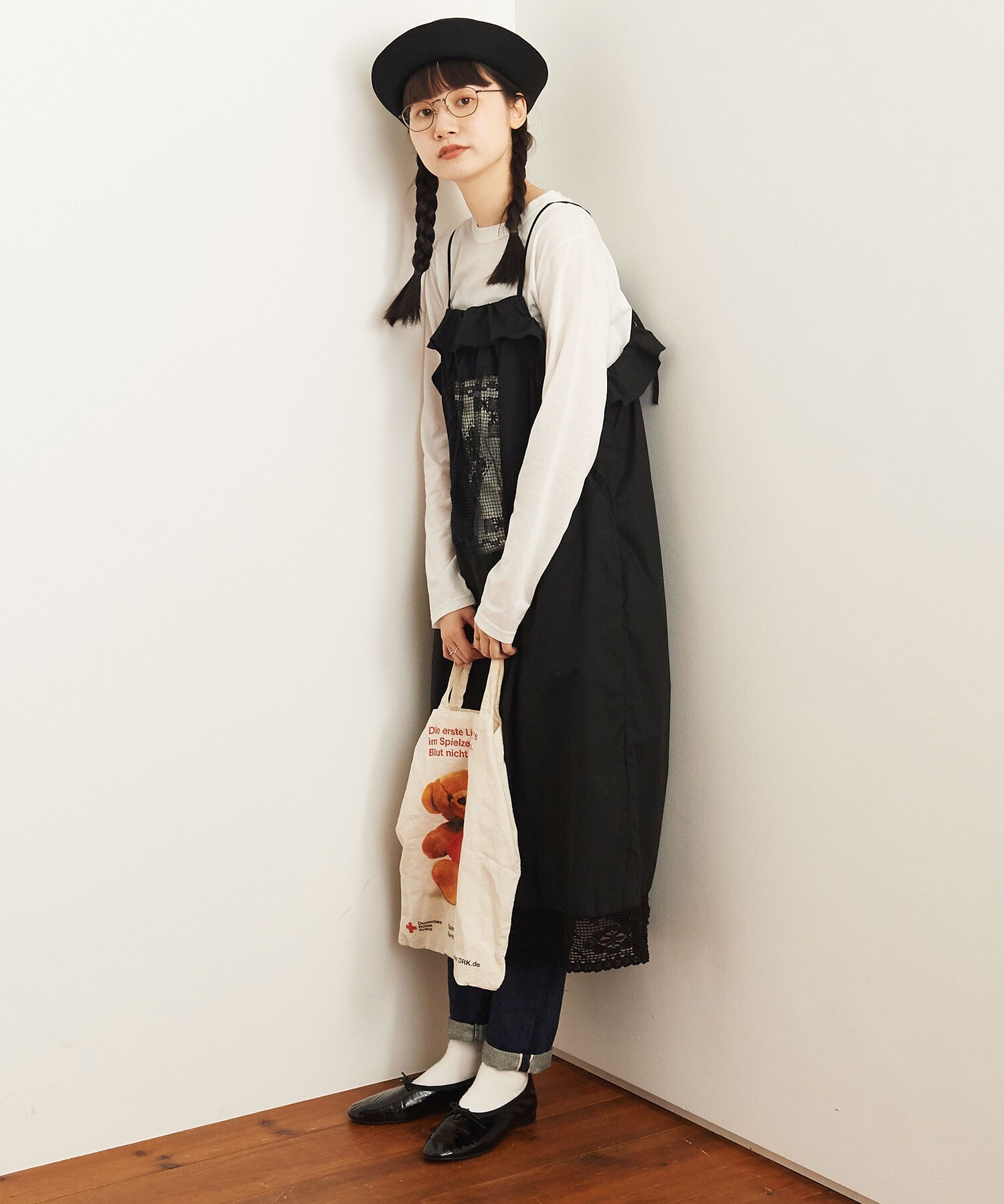 AMBIDEX Store ○Tuscany lace apron dress(F クロ): l'atelier du savon