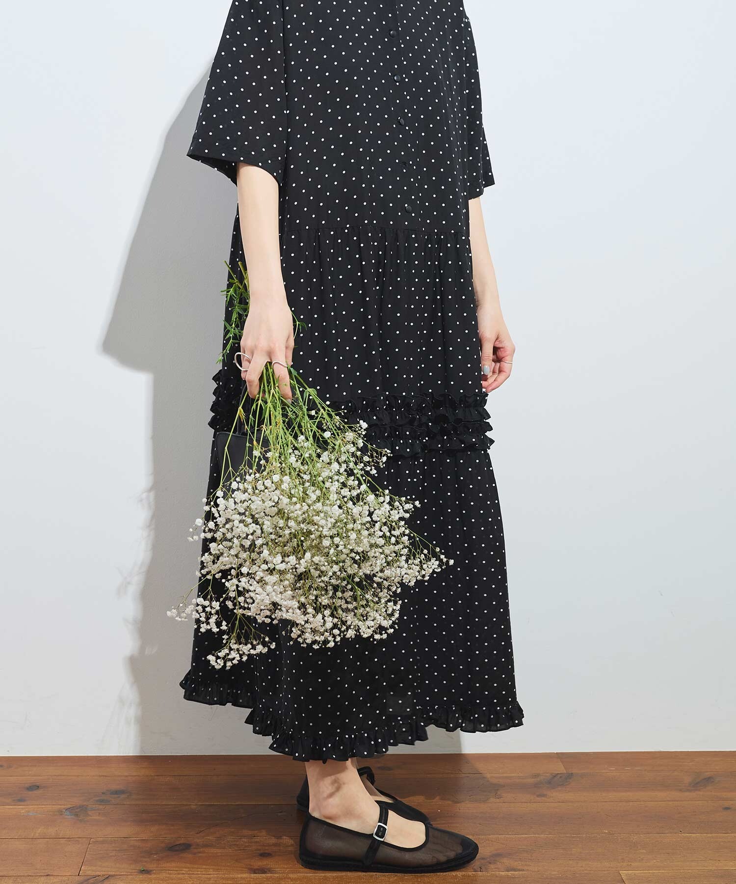 AMBIDEX Store 〇CottonCupra lawn dress (F ドット): l'atelier